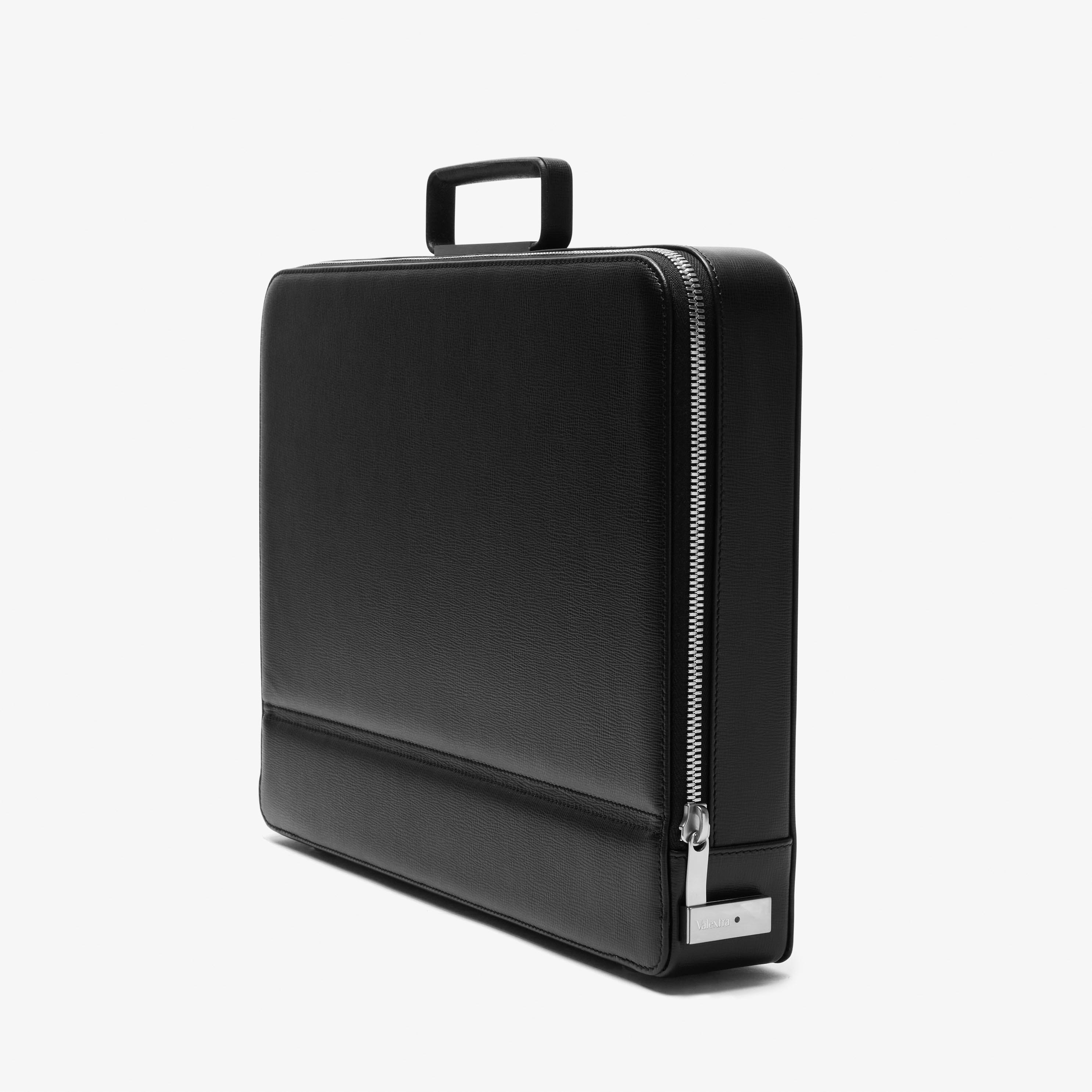 Premier Briefcase - Black - Cuoio VL - Valextra - 4