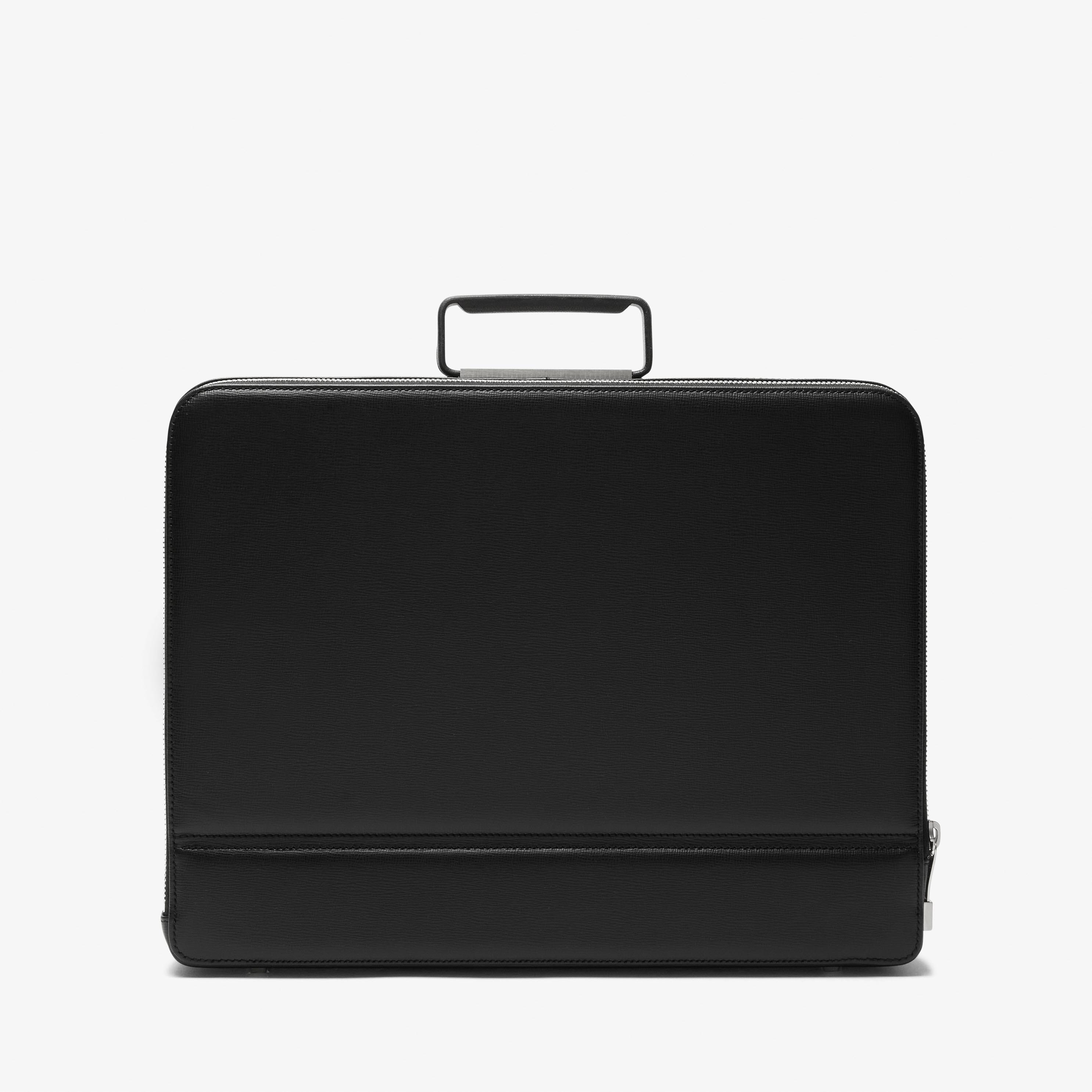 Premier Briefcase - Black - Cuoio VL - Valextra - 7
