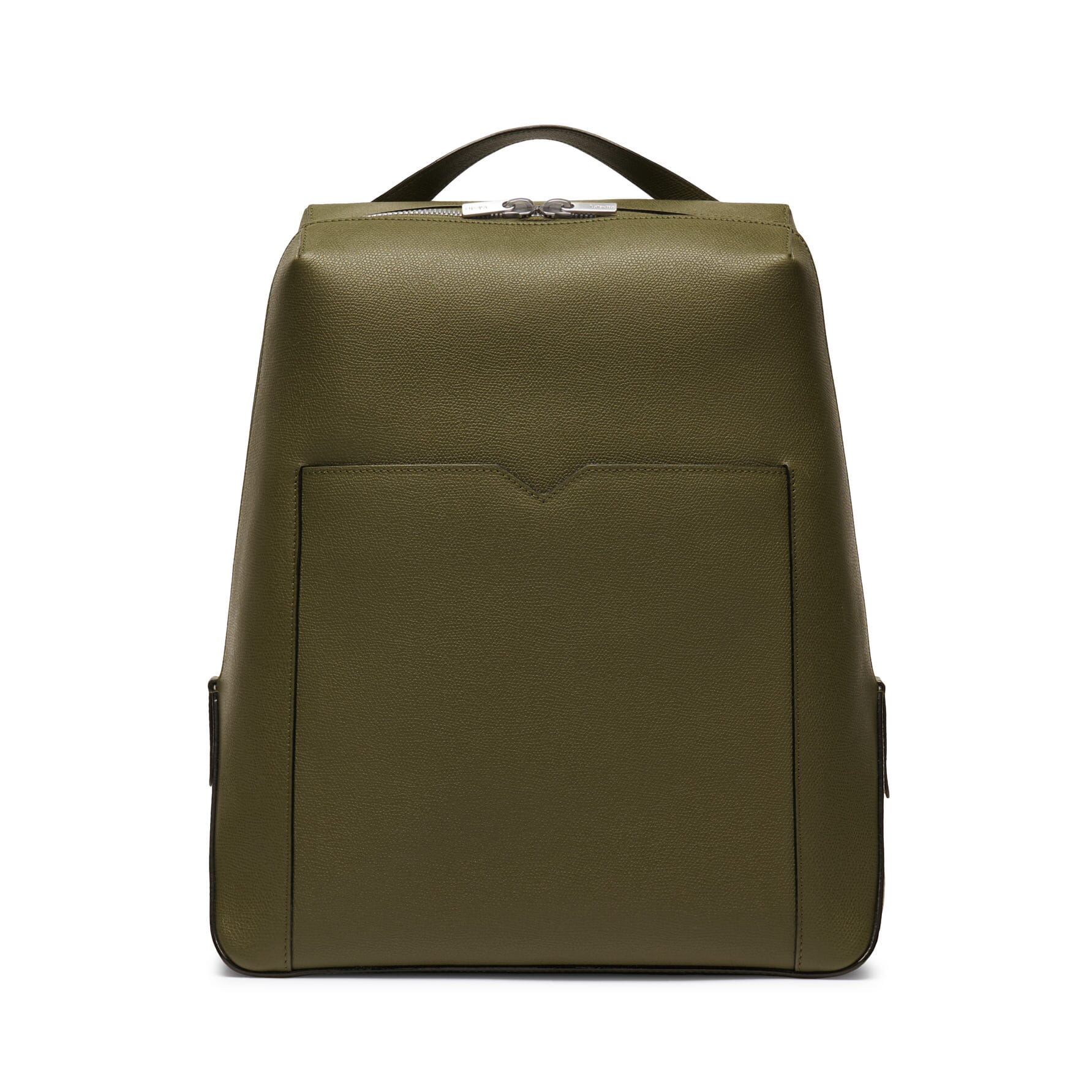 Soft Backpack - Military Green - Vitello VS - Valextra - 1