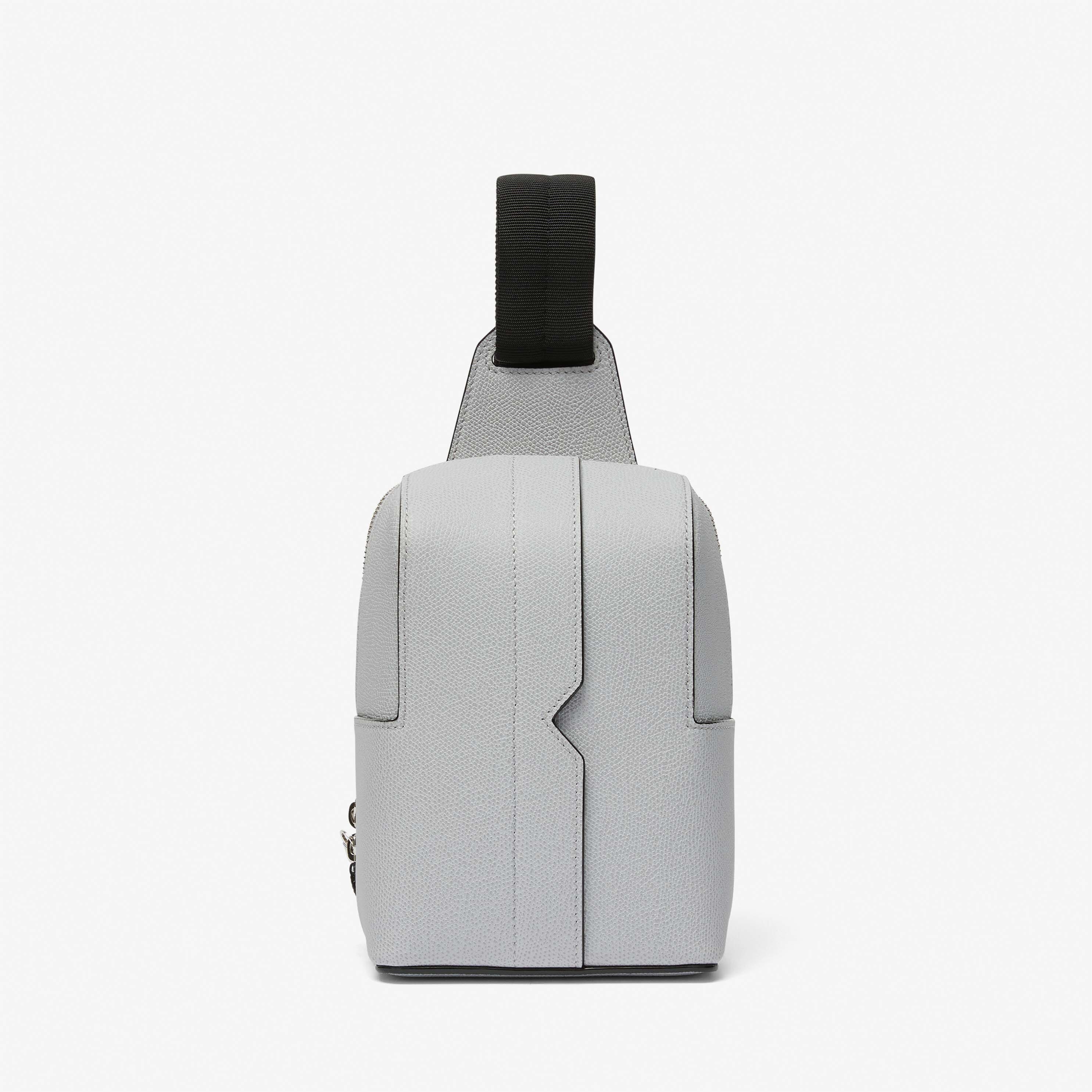 V-Line One Shoulder Mini Backpack - Stone Grey - Vitello VS - Valextra - 1