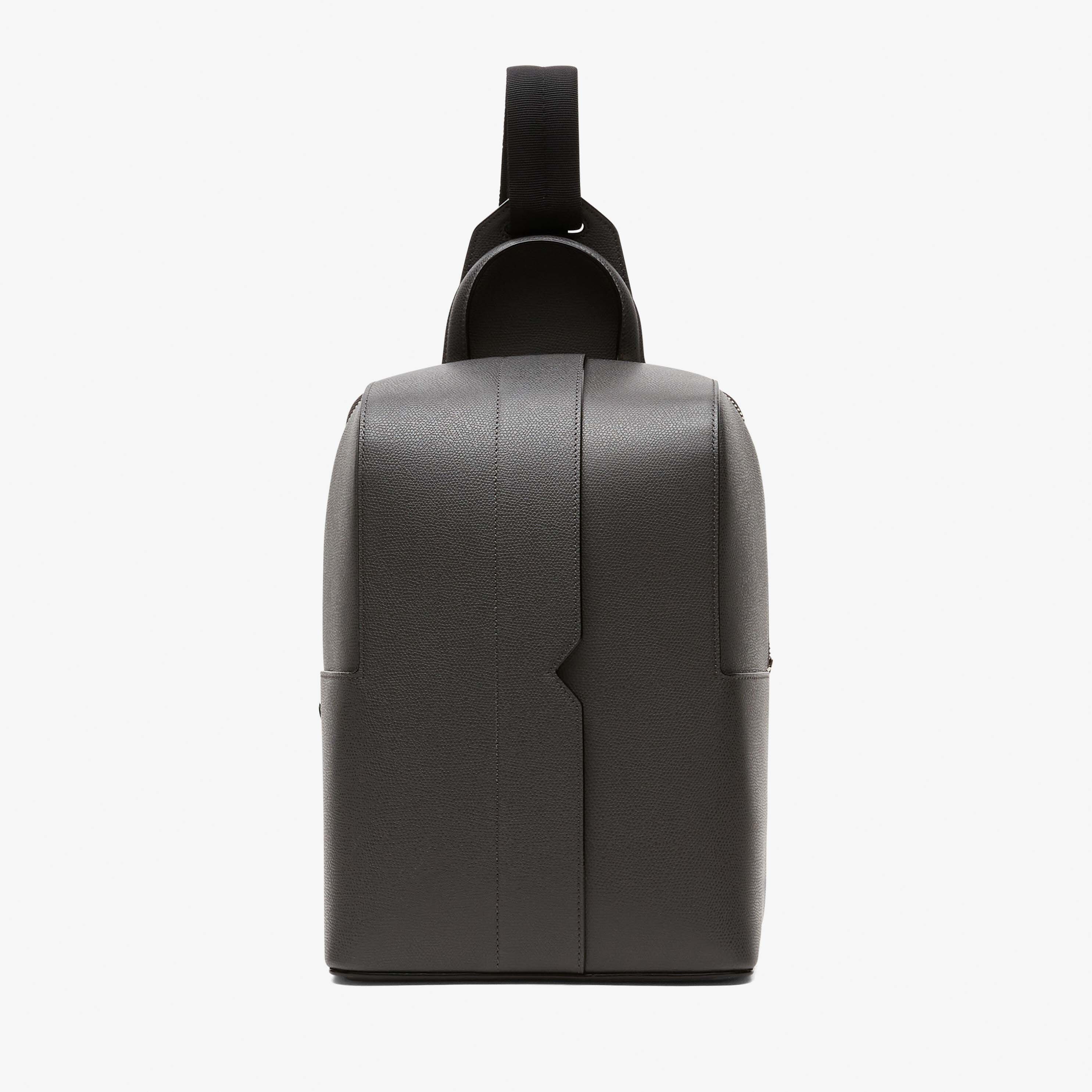V-Line One Shoulder Backpack - Smokey Grey - Vitello VS - Valextra - 1