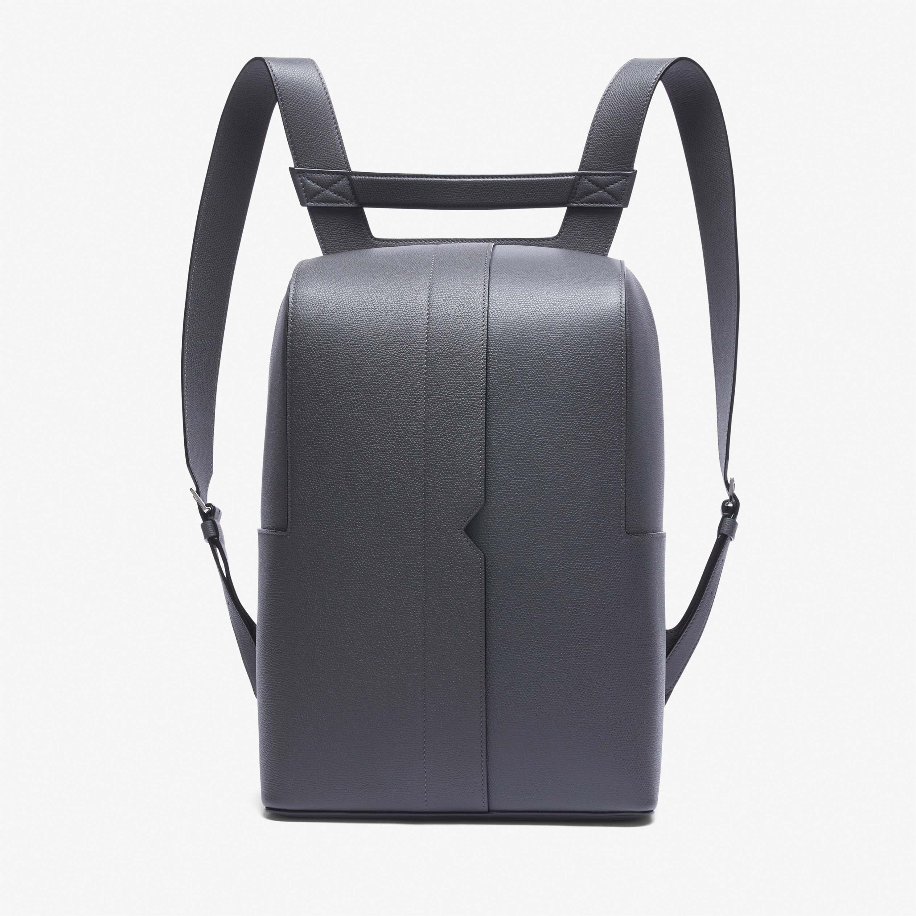V-Line Backpack - Smokey Grey - Vitello VS - Valextra - 1