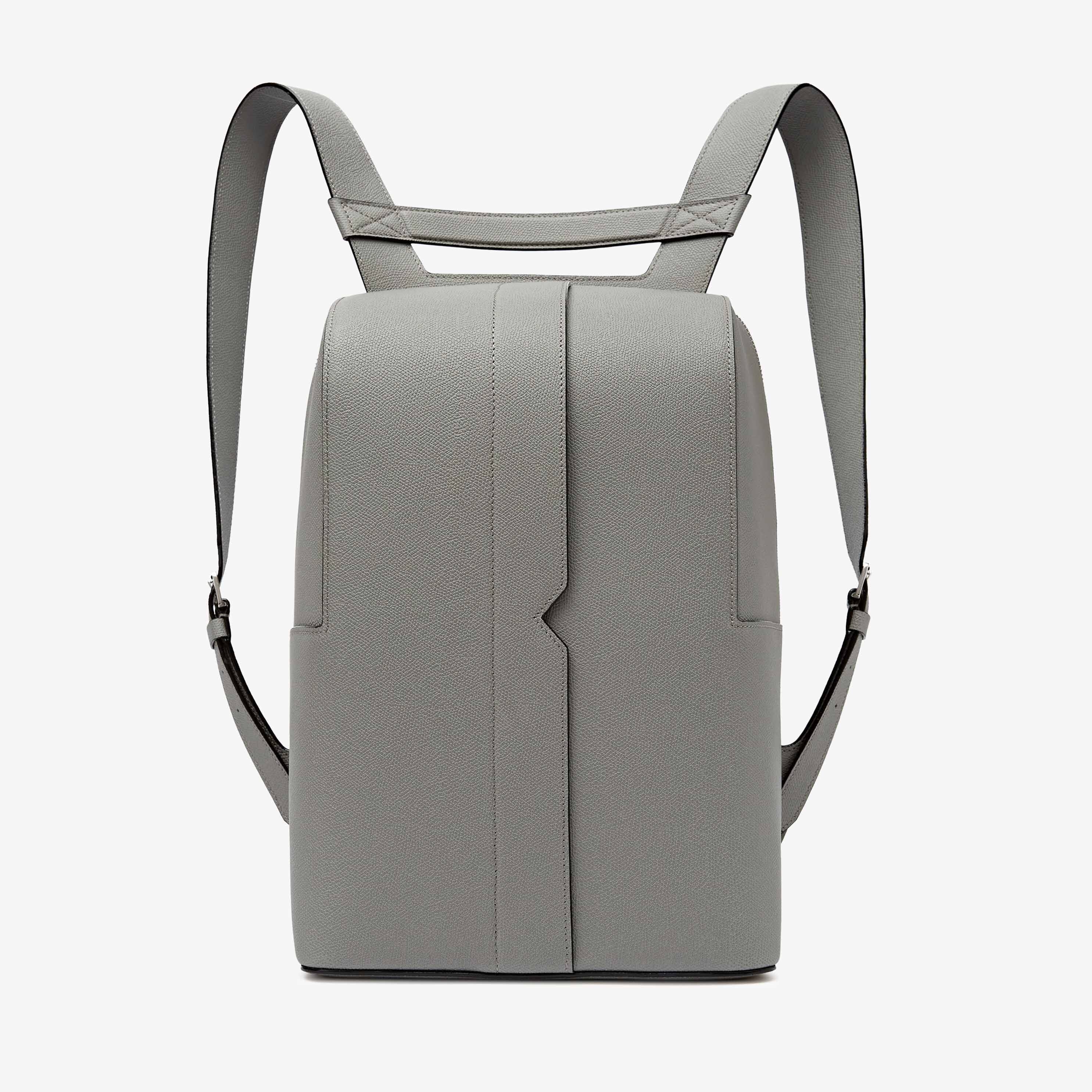 V-Line Backpack - Cement Grey - Vitello VS - Valextra - 1