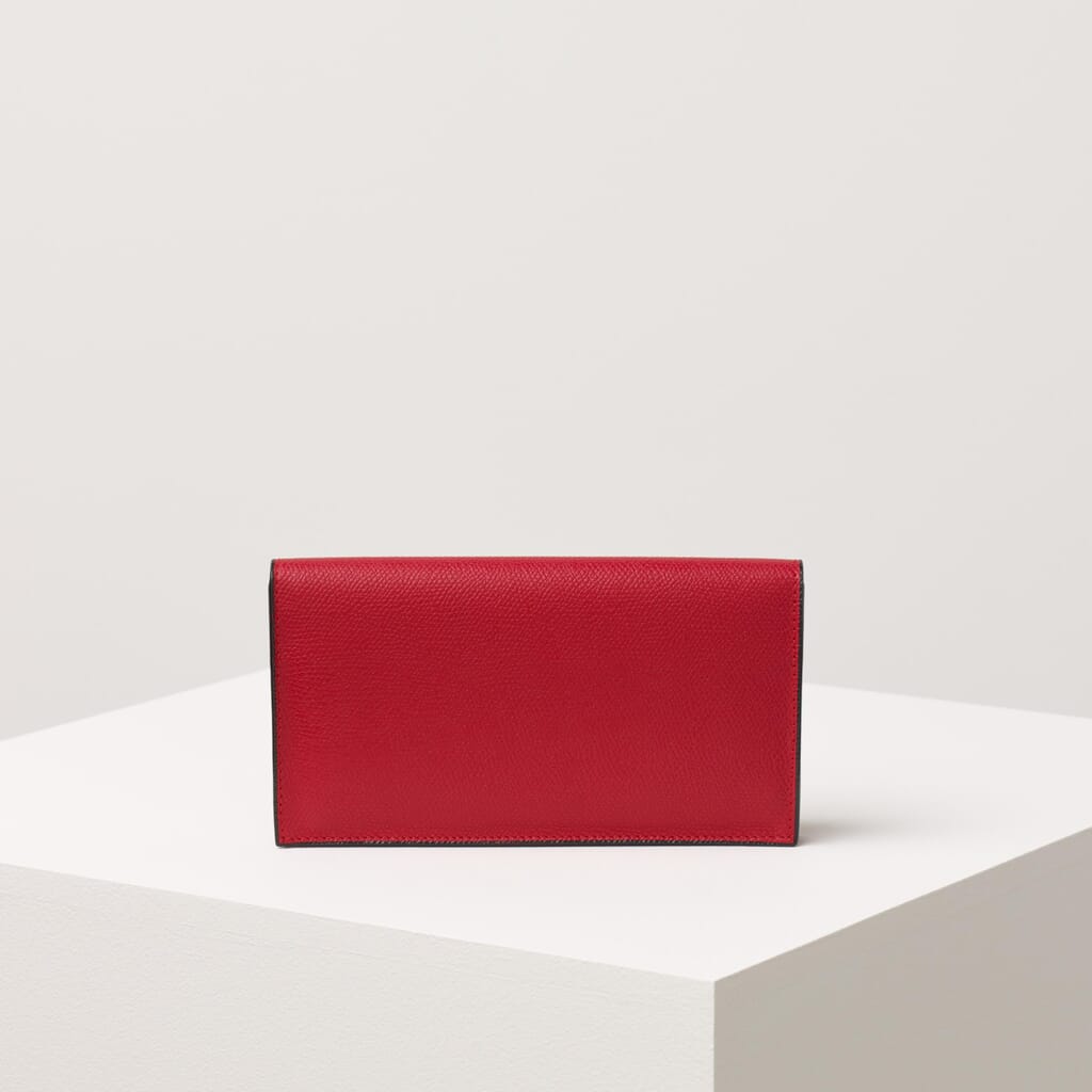 WALLET WITH REMOVABLE 8 CC HOLDER BRERA CALF LEATHER VS LIGHT GOLD,RR,gallery image number 1