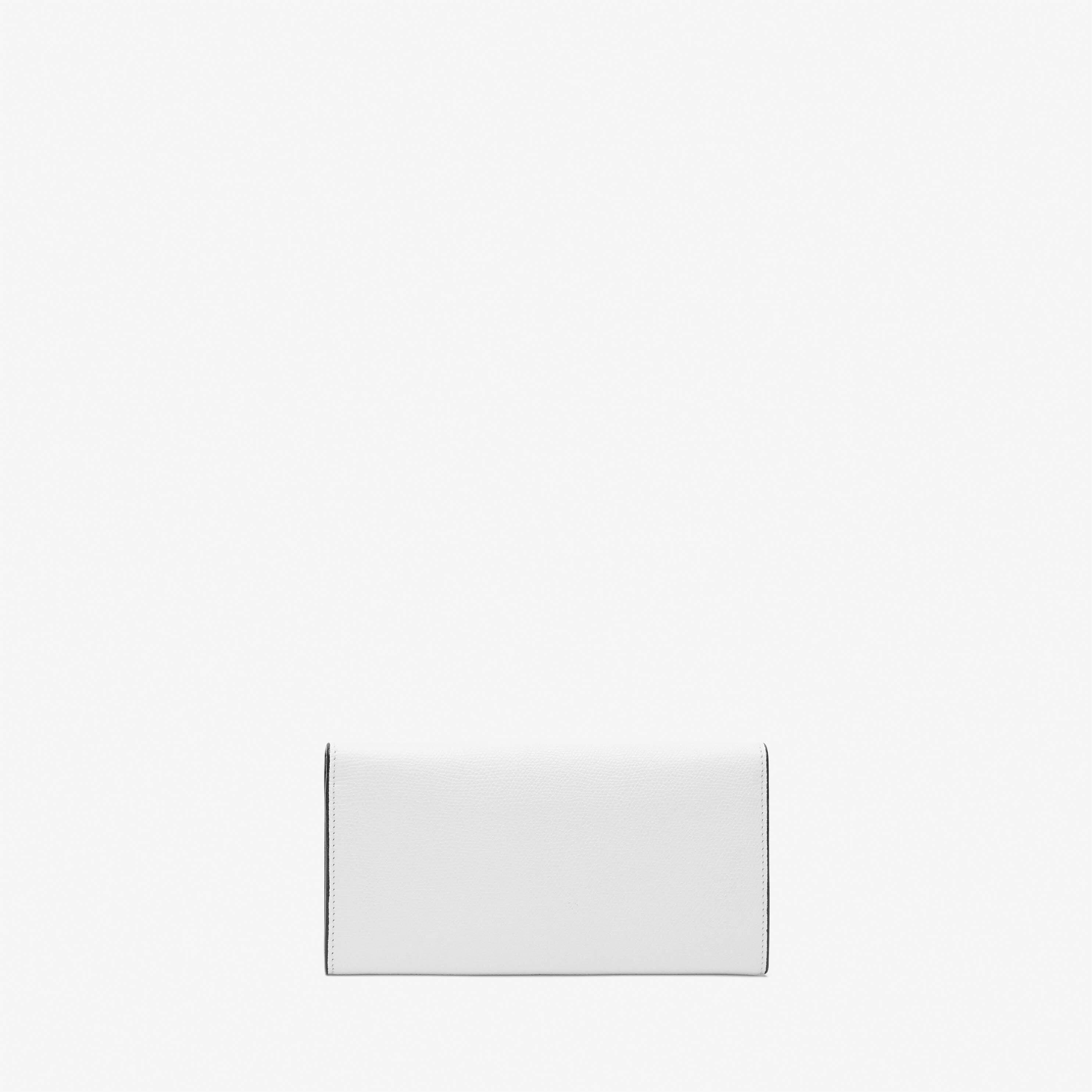 Iside continental purse with chain - Pergamena White - Vitello VS - Valextra - 5