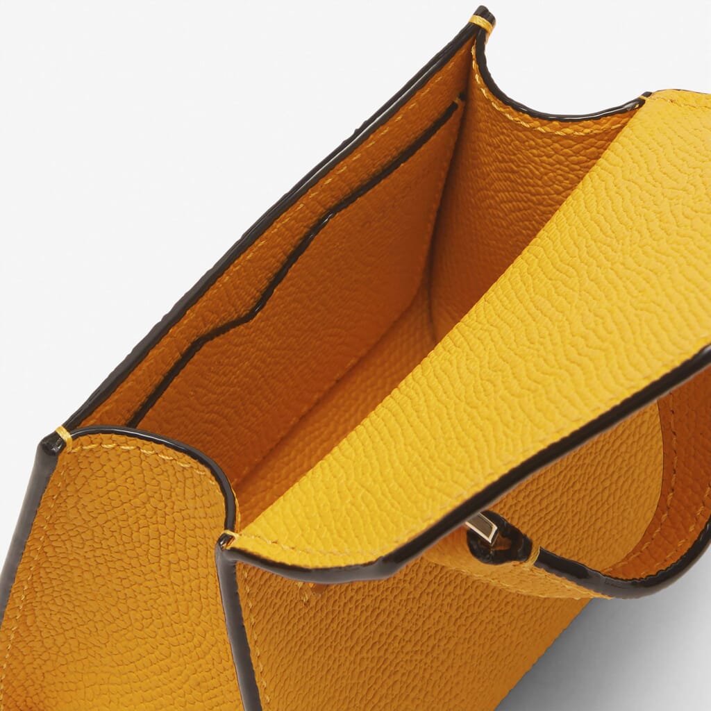 Iside Belt Bag - Yellow Sun - Vitello VS - Valextra - 4