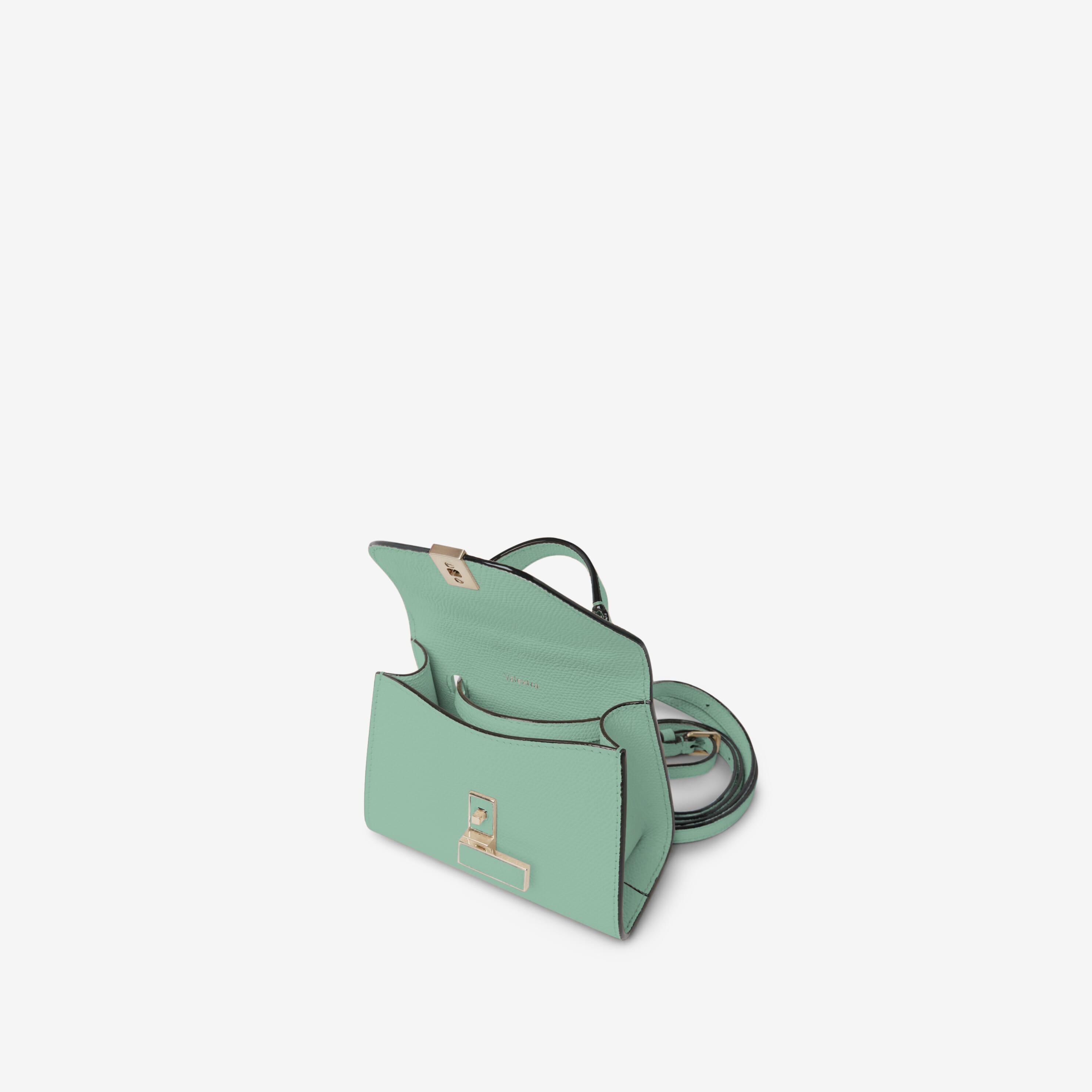 Iside Belt Bag - Spearmint Green - Vitello VS - Valextra - 4
