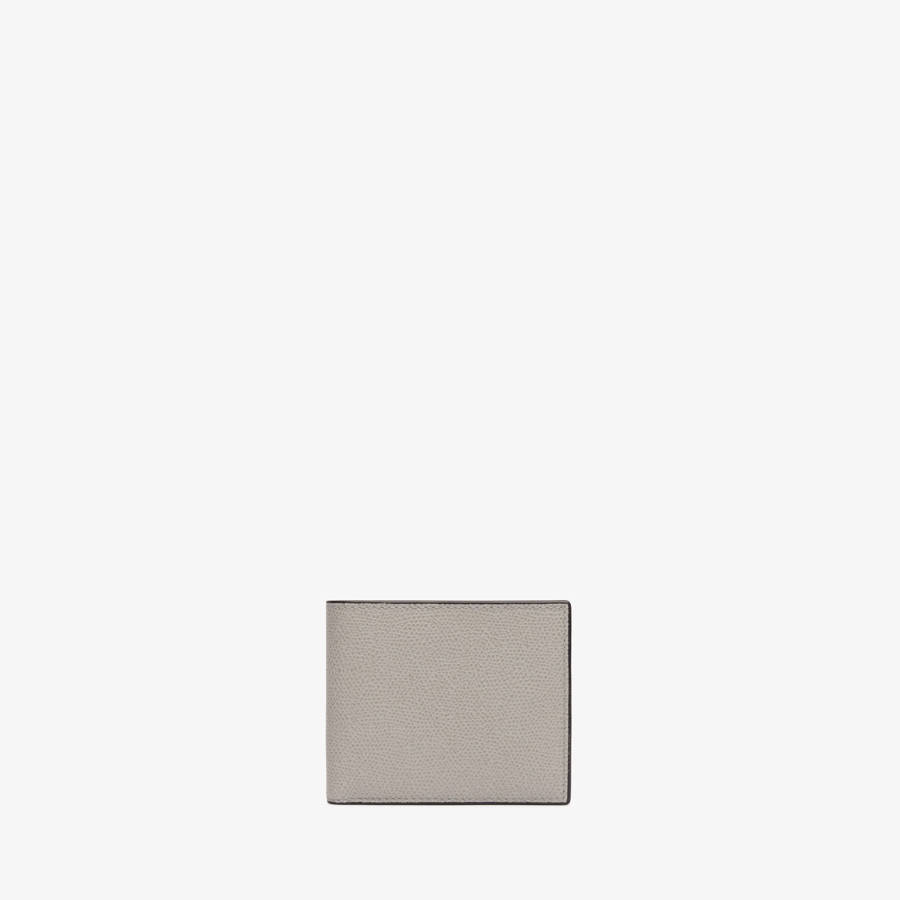 Light Gray Leather Small Bifold Wallet | Valextra