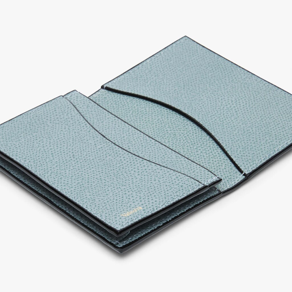 BUSINESS CARDS HOLDER WITH GUSSET CALF LEATHER VS,BP,gallery image number 1