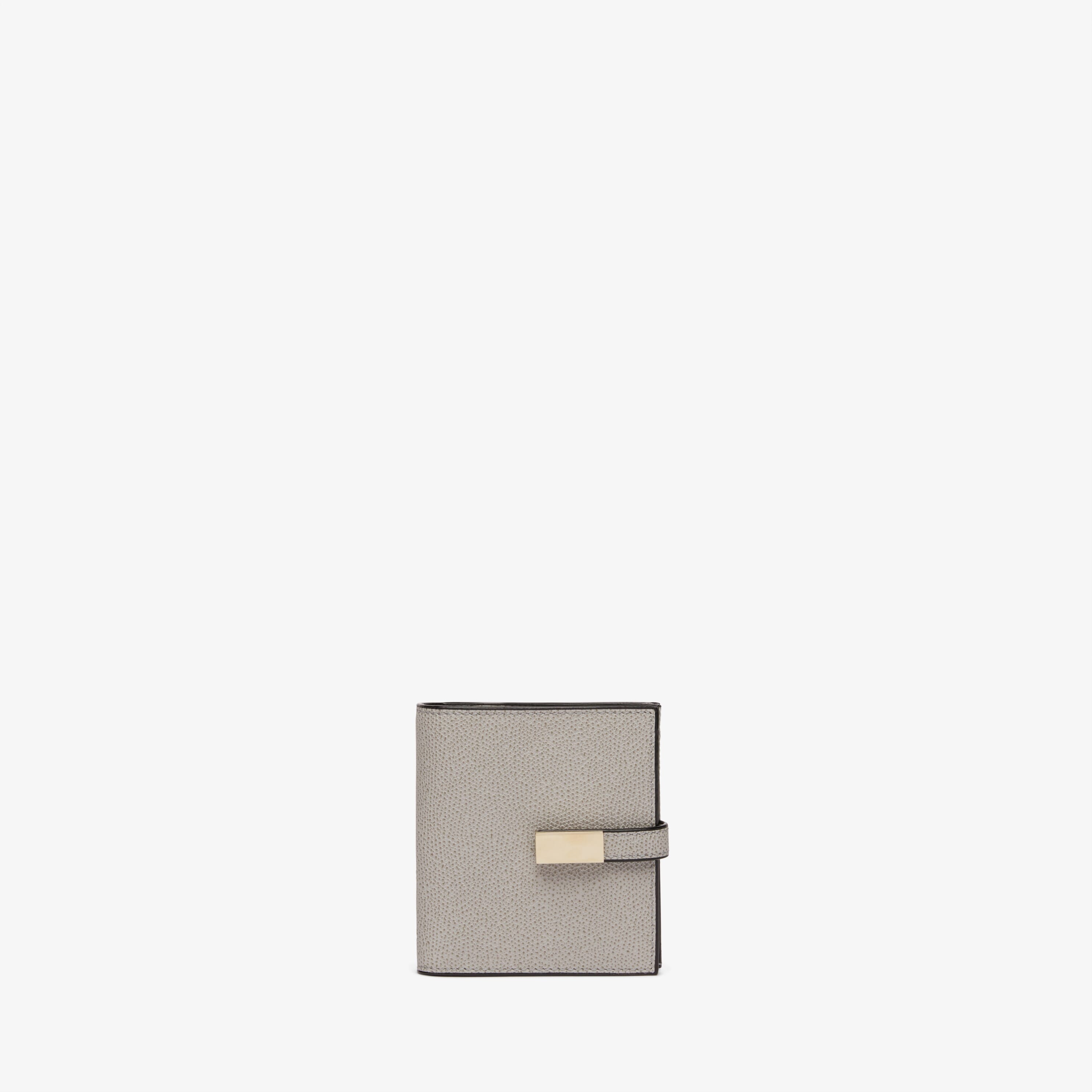 Light Gray Leather Small Purse | Valextra small leather goods