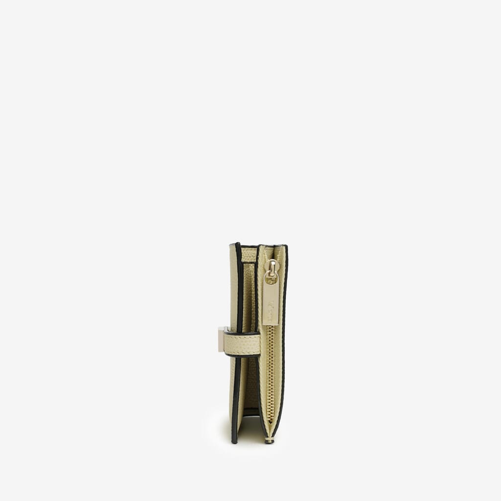 CONTINENTAL WALLET 6 CC MONOCHROME CALF LEATHER VS LIGHT GOLD,JV,gallery image number 2