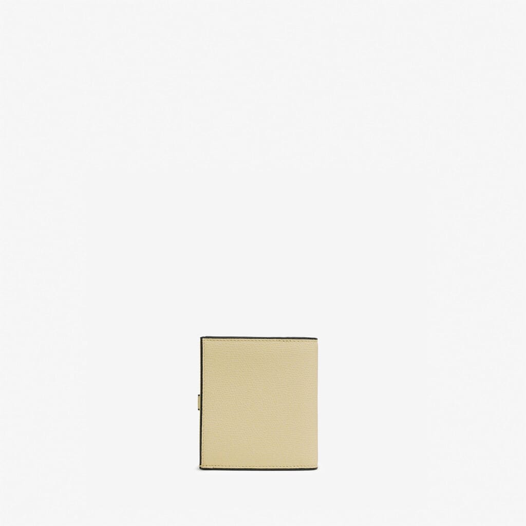 CONTINENTAL WALLET 6 CC MONOCHROME CALF LEATHER VS LIGHT GOLD,JV,gallery image number 1