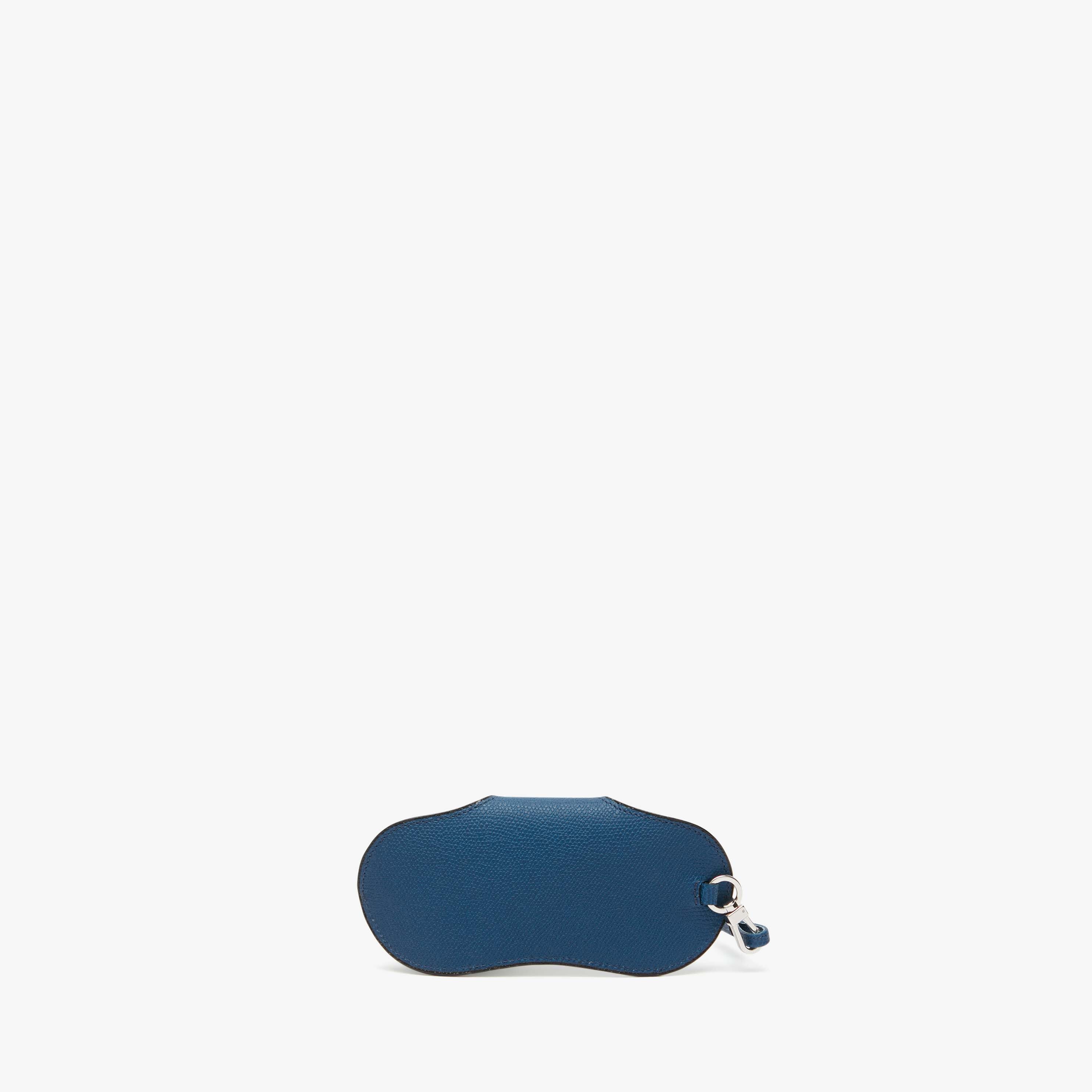 Women's Blue Grained Leather Luxury glasses case | Valextra