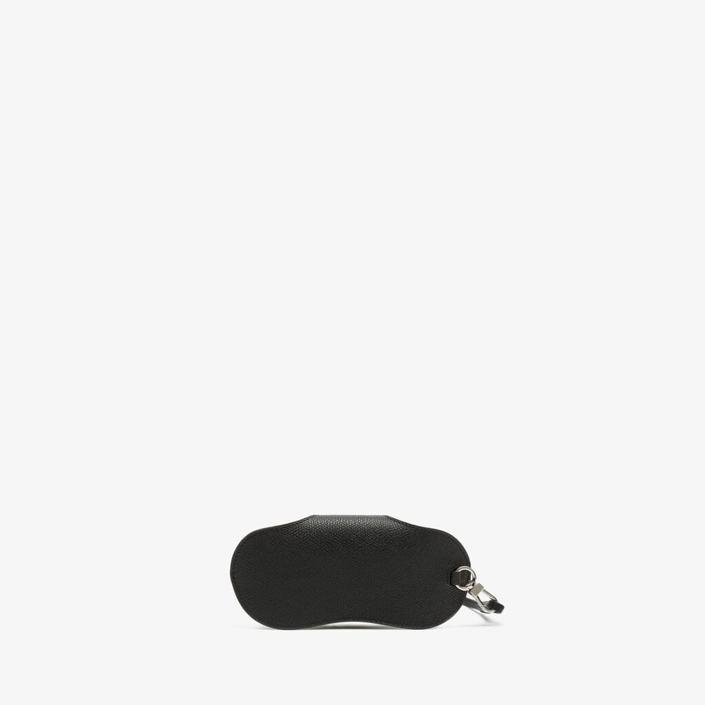 Glasses case with lanyard - Black - Vitello VS - Valextra - 3