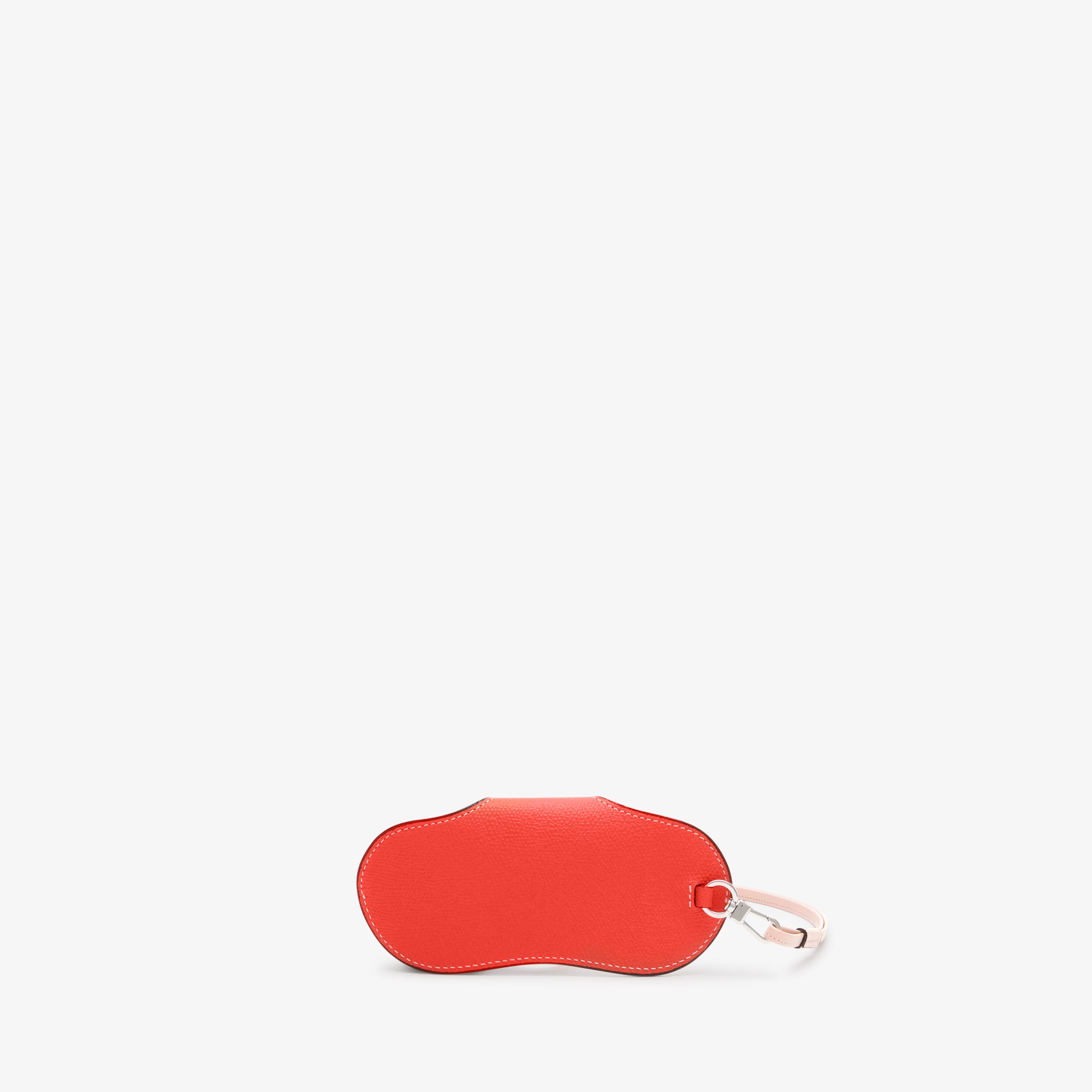 Pink & Poppy Red Leather glasses case with lanyard | Valextra