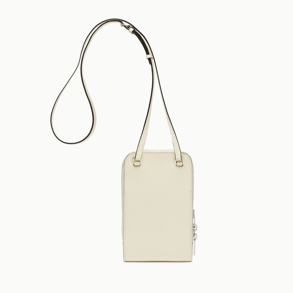 Brera crossbody Medium bag - Pergamena White