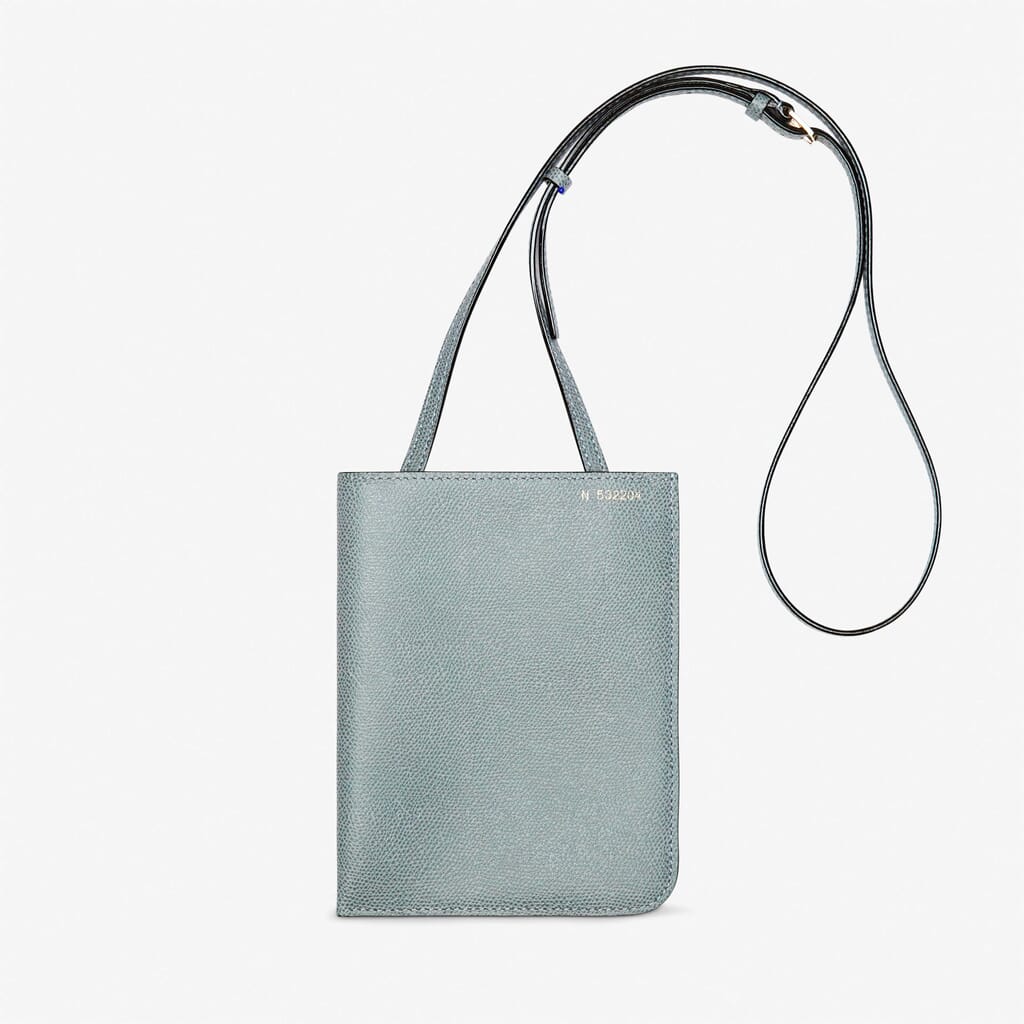 Crossbody Soft - Smokey Blue - Vitello VS - Valextra - 1