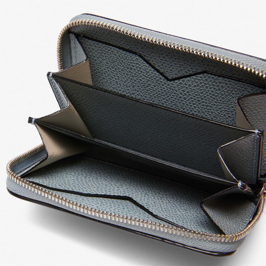 Valextra Zip Around Card Holder