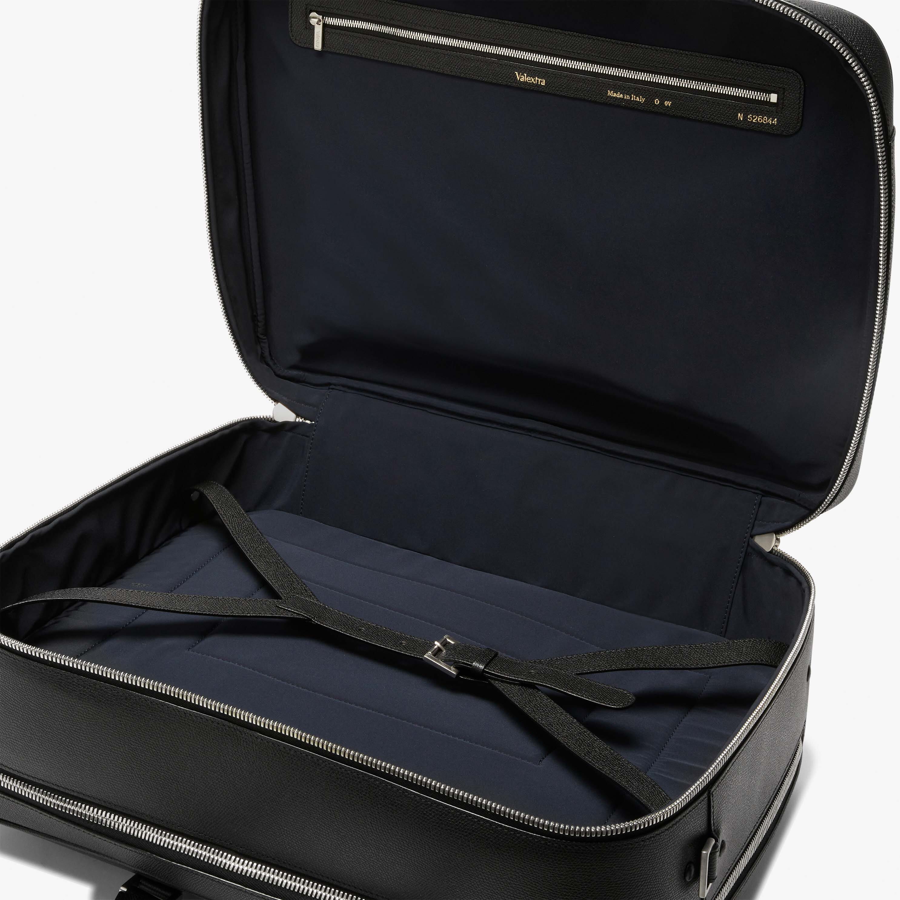 Avietta Travel Bag Two Chambers - Black - Vitello VS - Valextra - 4