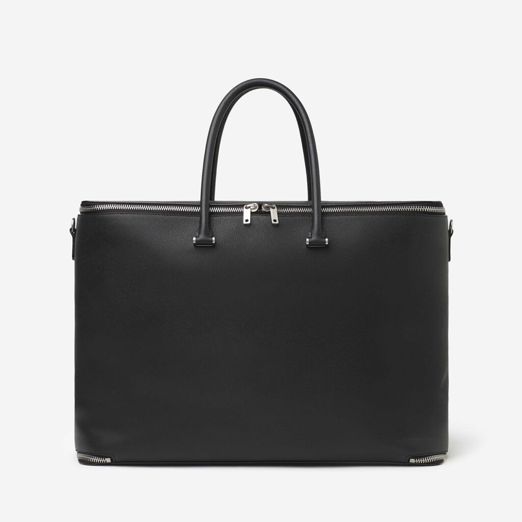 FOLDING BAG WITH VANITY CASES VERSATILE/POLIEDRICA CALF LEATHER VS MATT PALLADIUM,NN,large image number 0