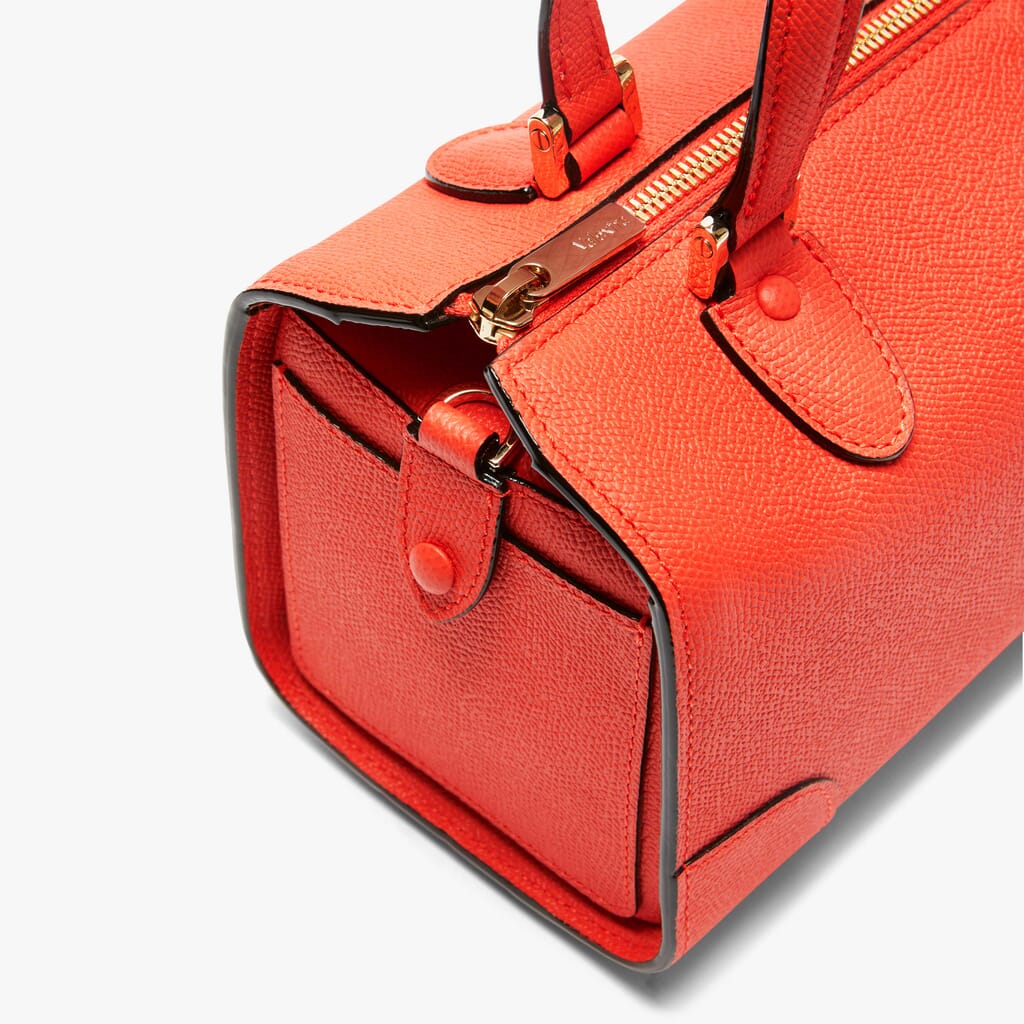 Valextra, Classic Zip Purse, Red