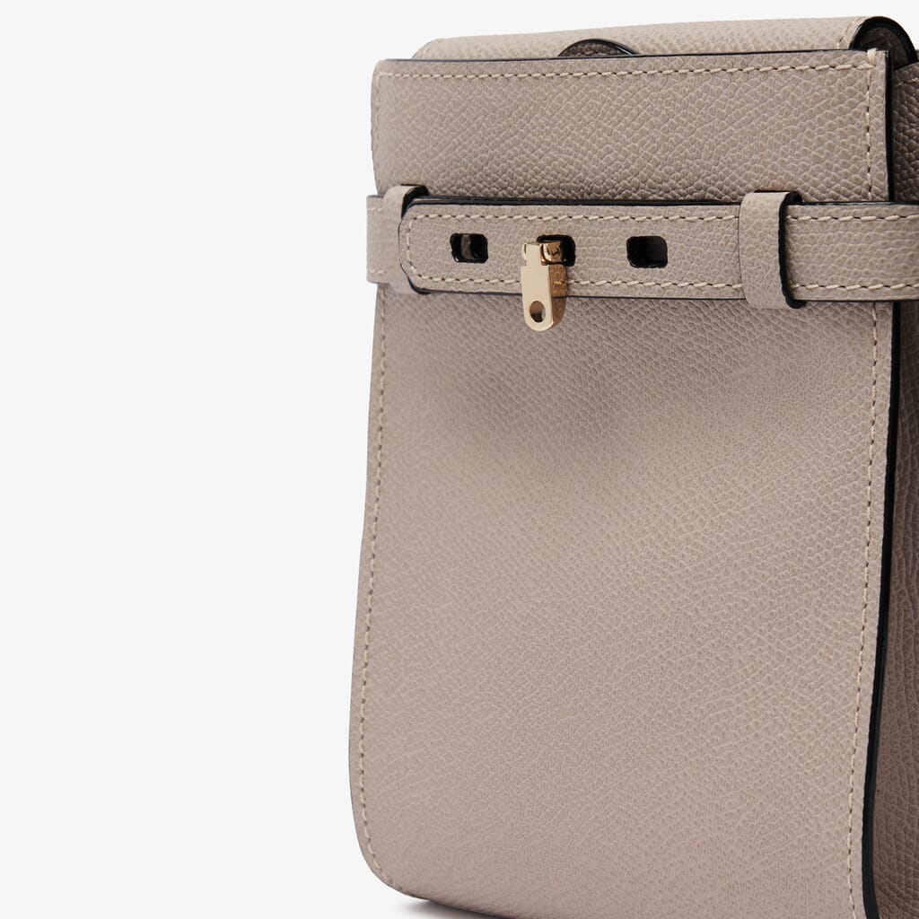 Brera B-Tracollina slim Crossbody micro bag - Smokey Blue