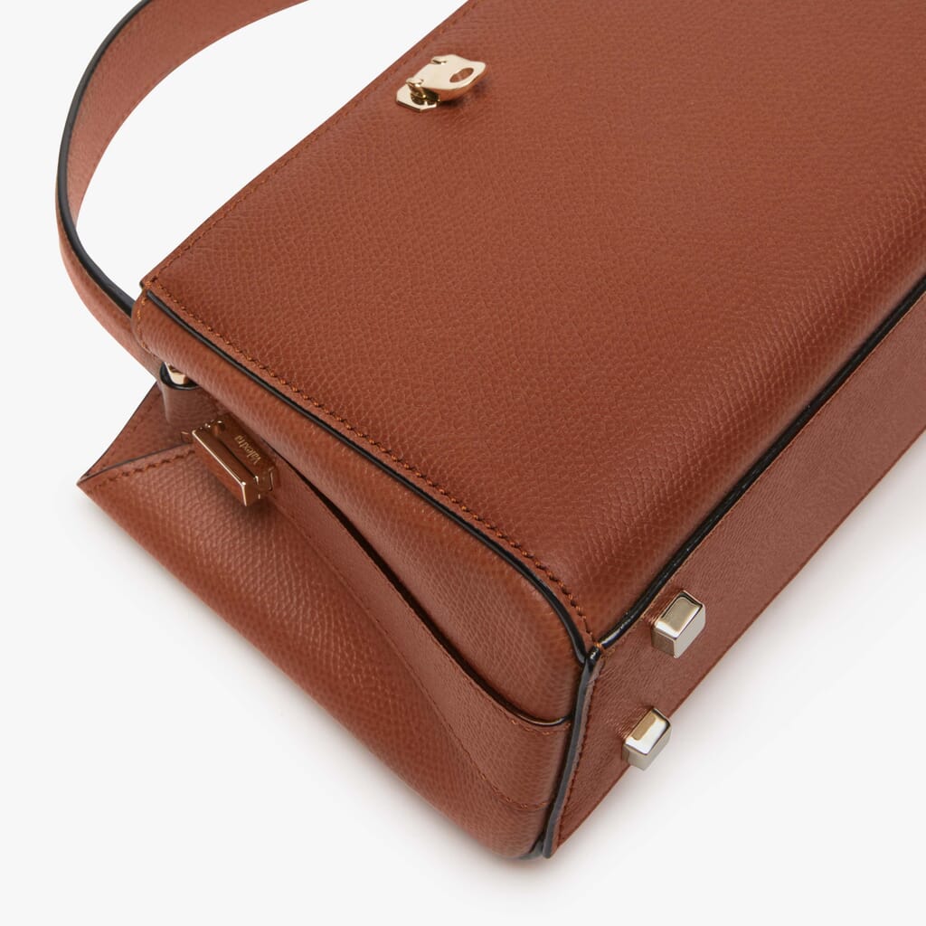Valextra Brera Micro Leather Handbag