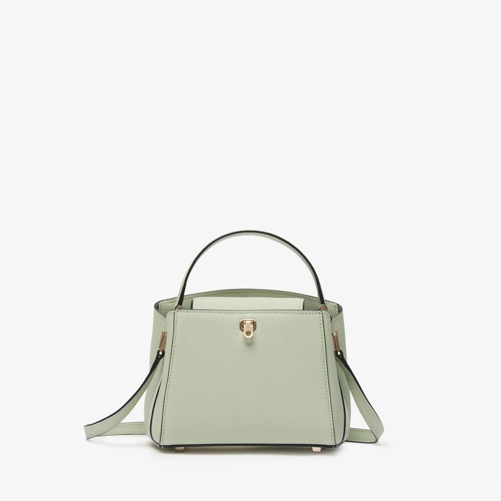 Women's Green Luxury Crossbody Micro Bag | Valextra Brera