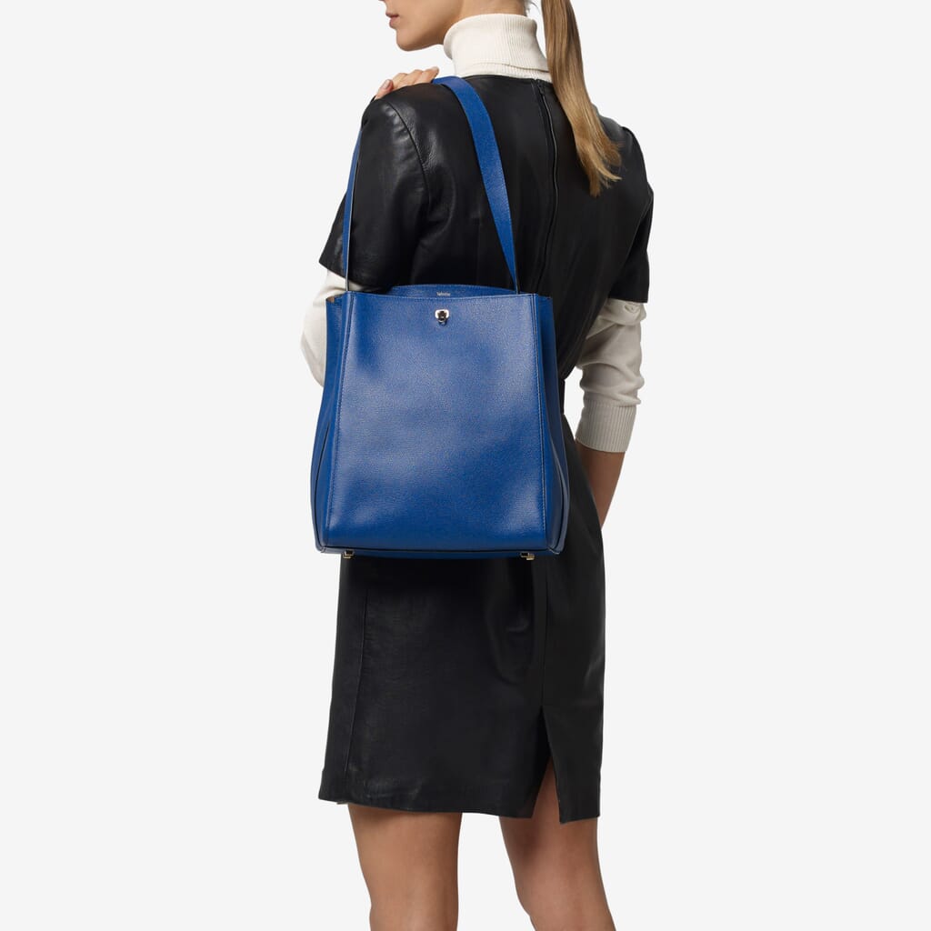 BRERA SHOULDER BAG CALF LEATHER VS LIGHT GOLD,BR,gallery image number 3