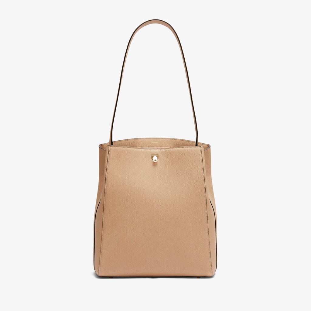 Valextra large Brera leather tote bag