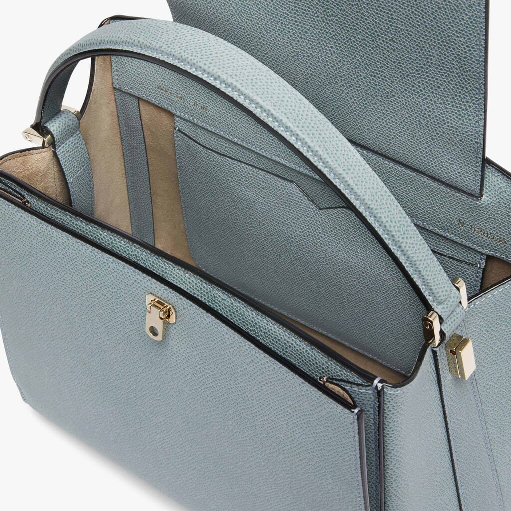 Valextra 'brera' Micro Bag in Blue