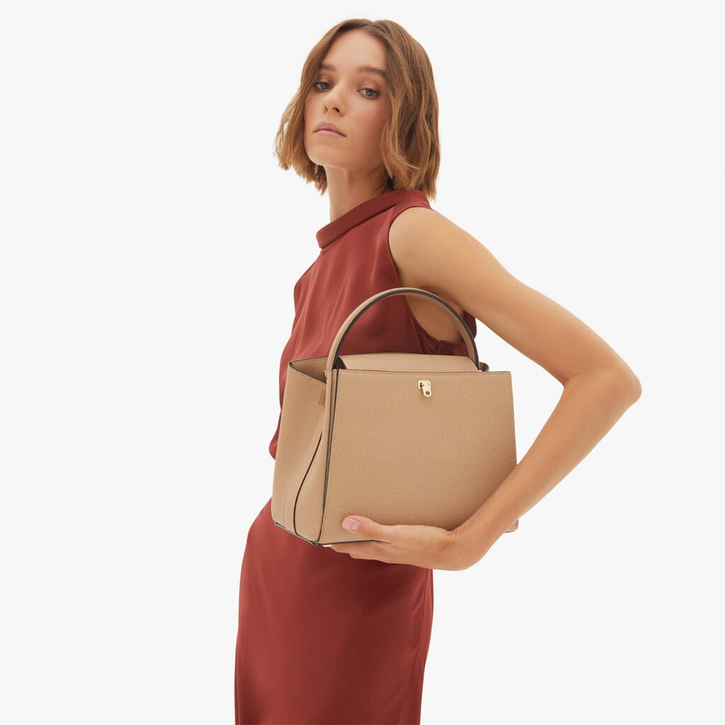 Valextra Micro Brera Top-Handle Bag