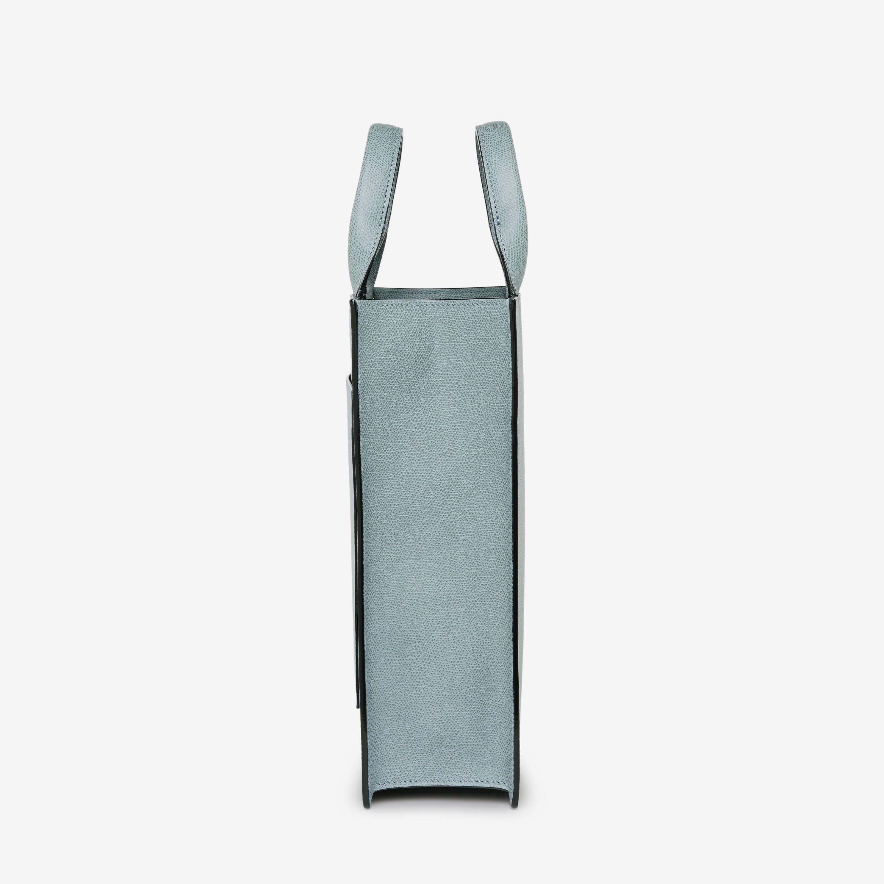Boxy top handle mini bag - Smokey Blue - Vitello VS - Valextra - 4