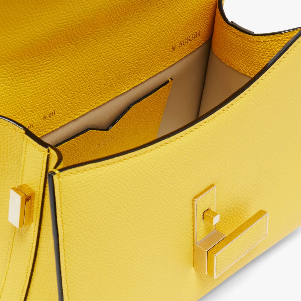 MICRO HANDBAG ISIDE CALF LEATHER VS LIGHT GOLD,JJ,gallery image number 1