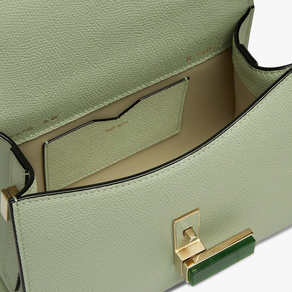 V-line One Shoulder Backpack - Valextra Green