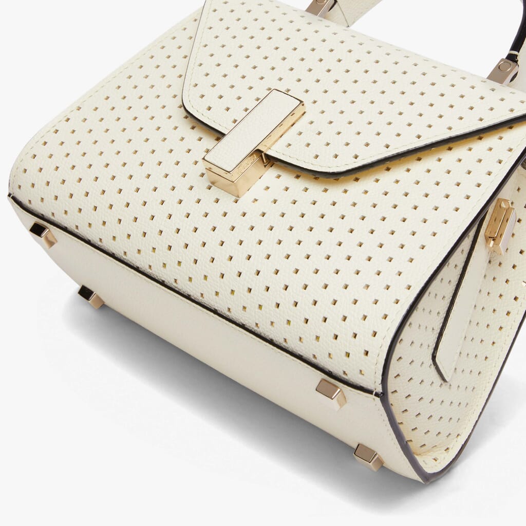 Women's White Micro Luxury Crossbody Bag