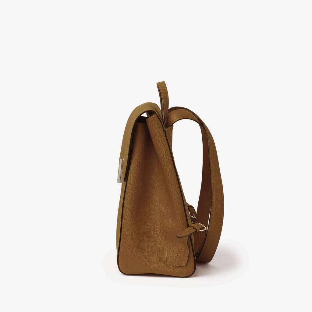 BACKPACK ISIDE CALF LEATHER VS LIGHT GOLD,MH,gallery image number 1
