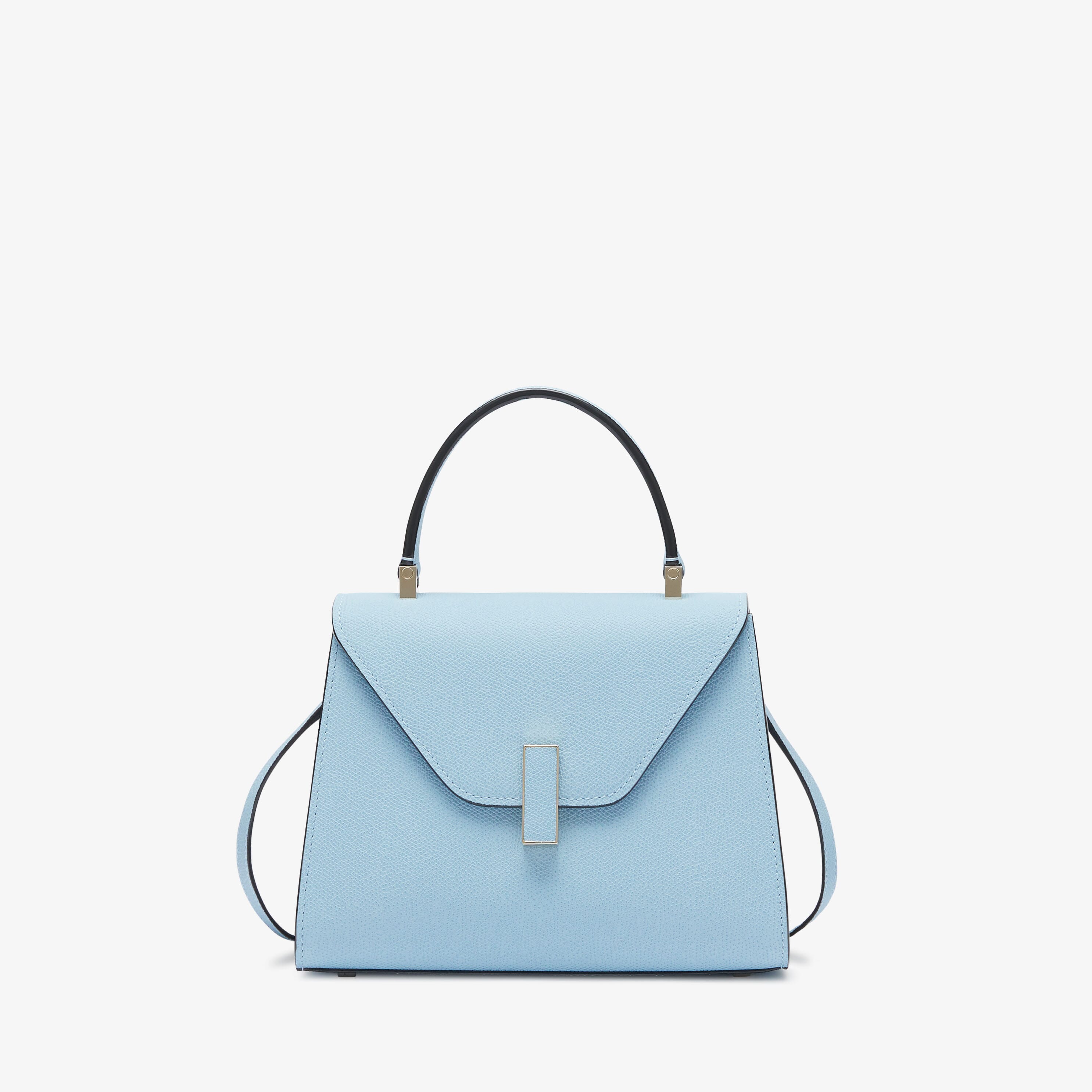 Iside Top Handle Mini Bag - Cerulean Blue - Vitello VS - Valextra - 1