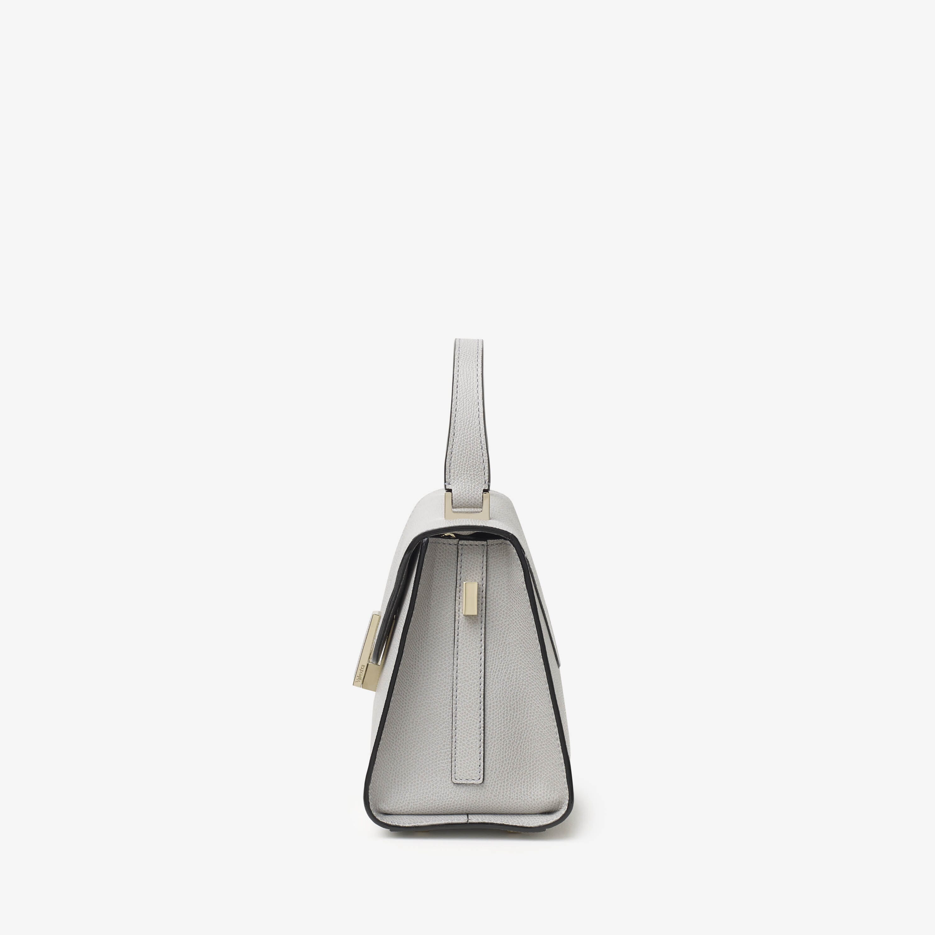 Iside Top handle mini bag - Ash Grey - Vitello VS - Valextra - 3