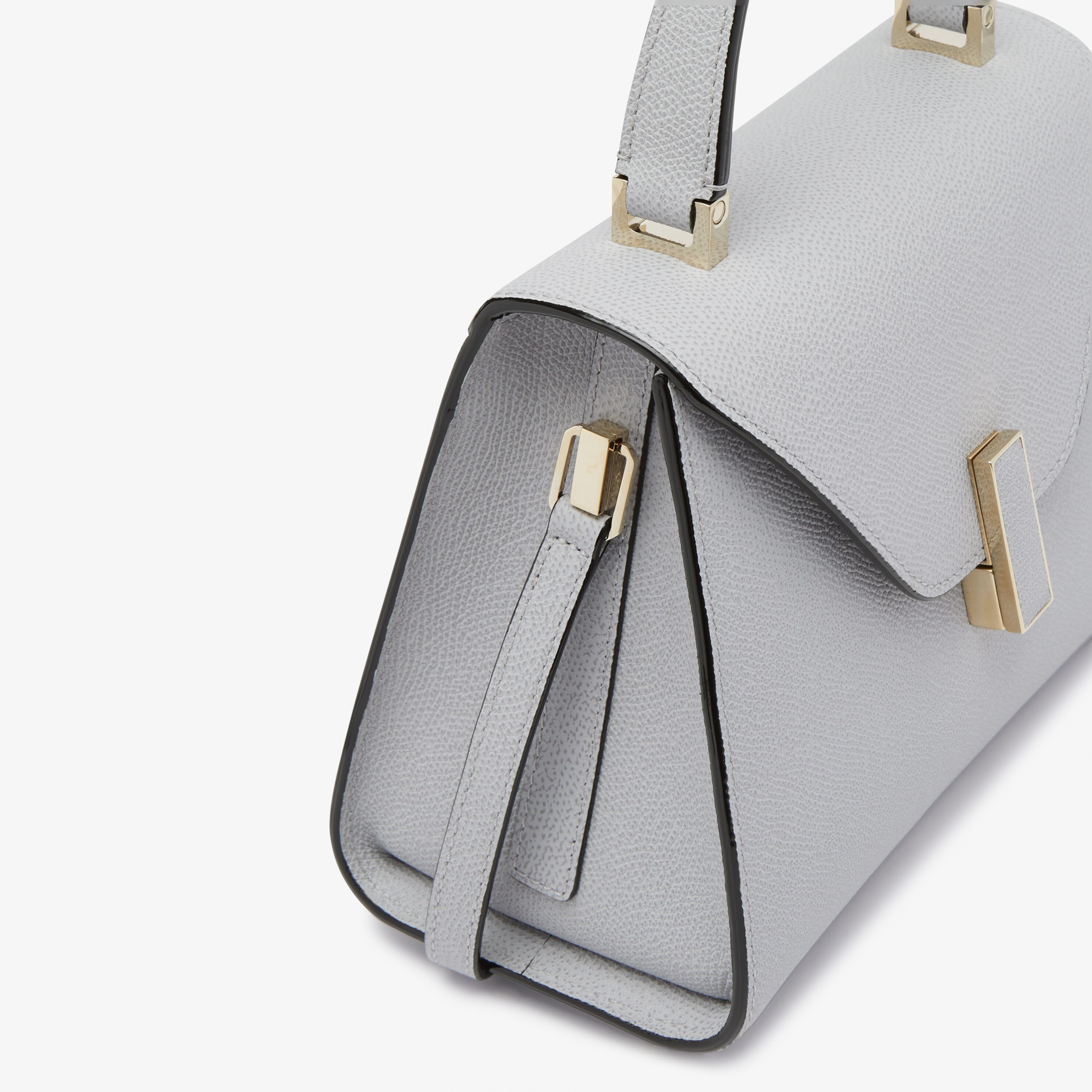 Iside Top handle mini bag - Stone Grey - Vitello VS - Valextra - 6