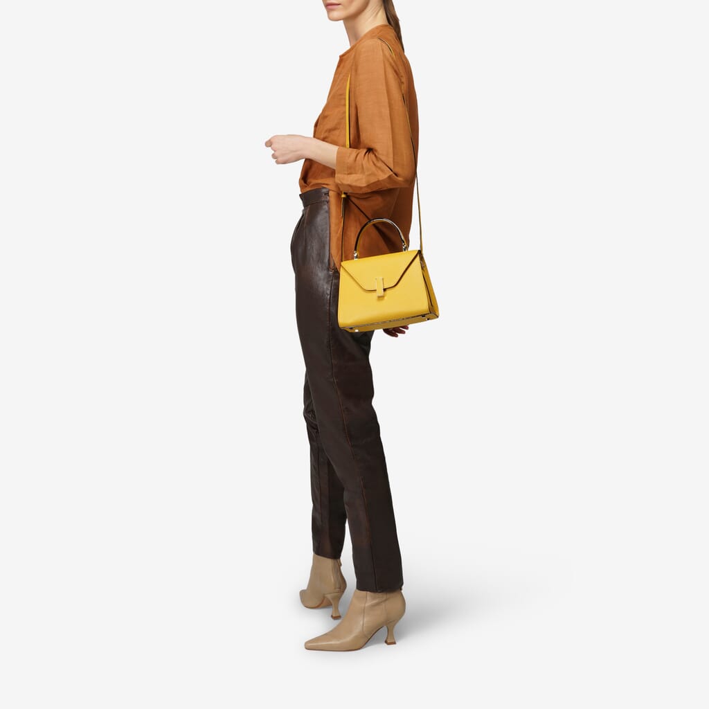 SMALL HANDBAG ISIDE CALF LEATHER VS LIGHT GOLD,JO,gallery image number 3