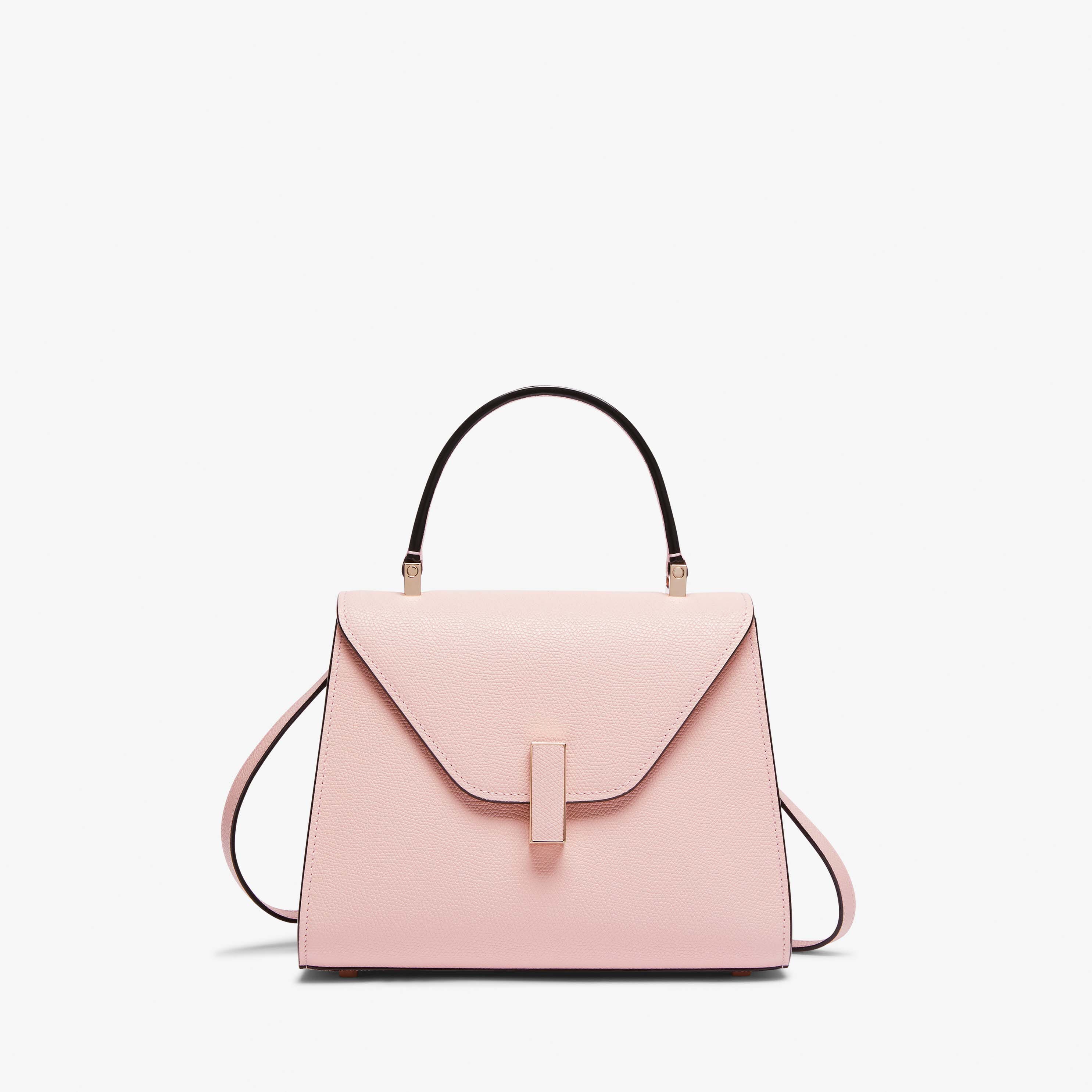 Iside Top handle mini bag - Peony Pink - Vitello VS - Valextra - 1