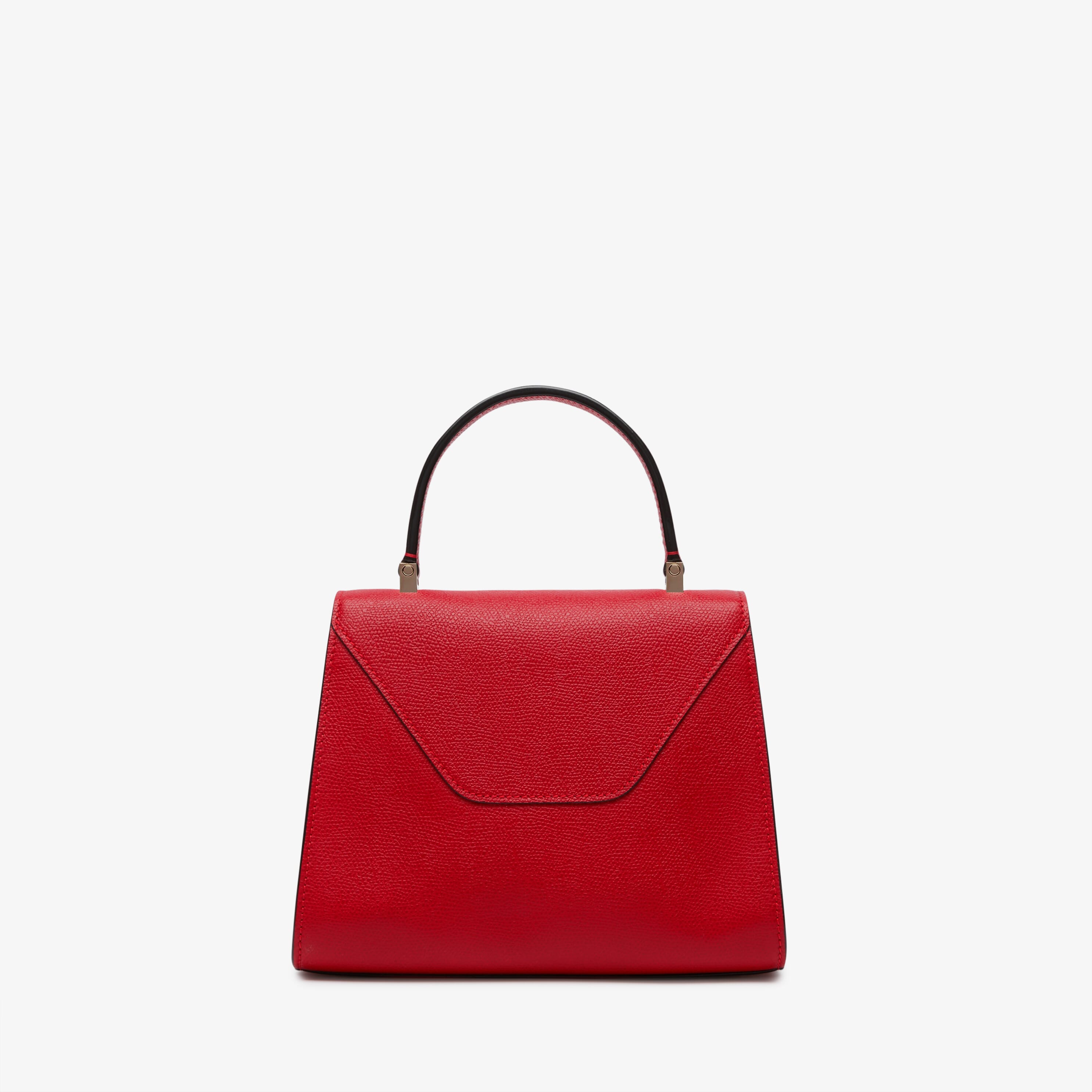Iside Top handle mini bag - Red - Vitello VS - Valextra - 6