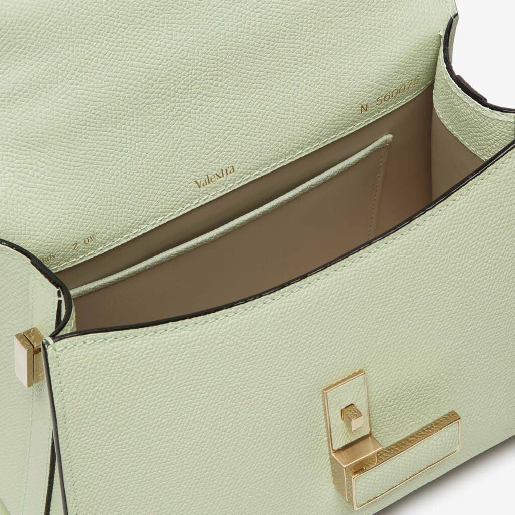 Women's Green Luxury Top Handle Mini Bag | Valextra Iside