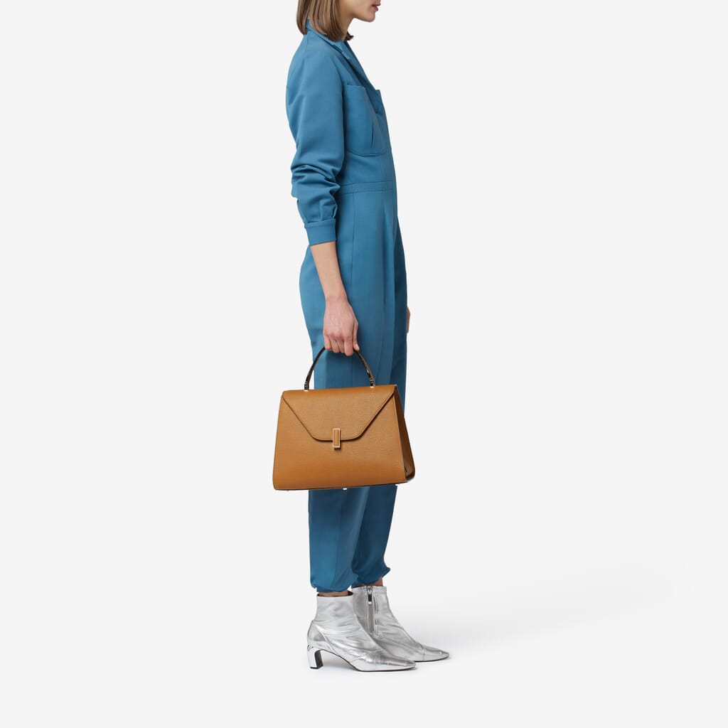 LARGE HANDBAG ISIDE CALF LEATHER VS LIGHT GOLD,MH,gallery image number 3
