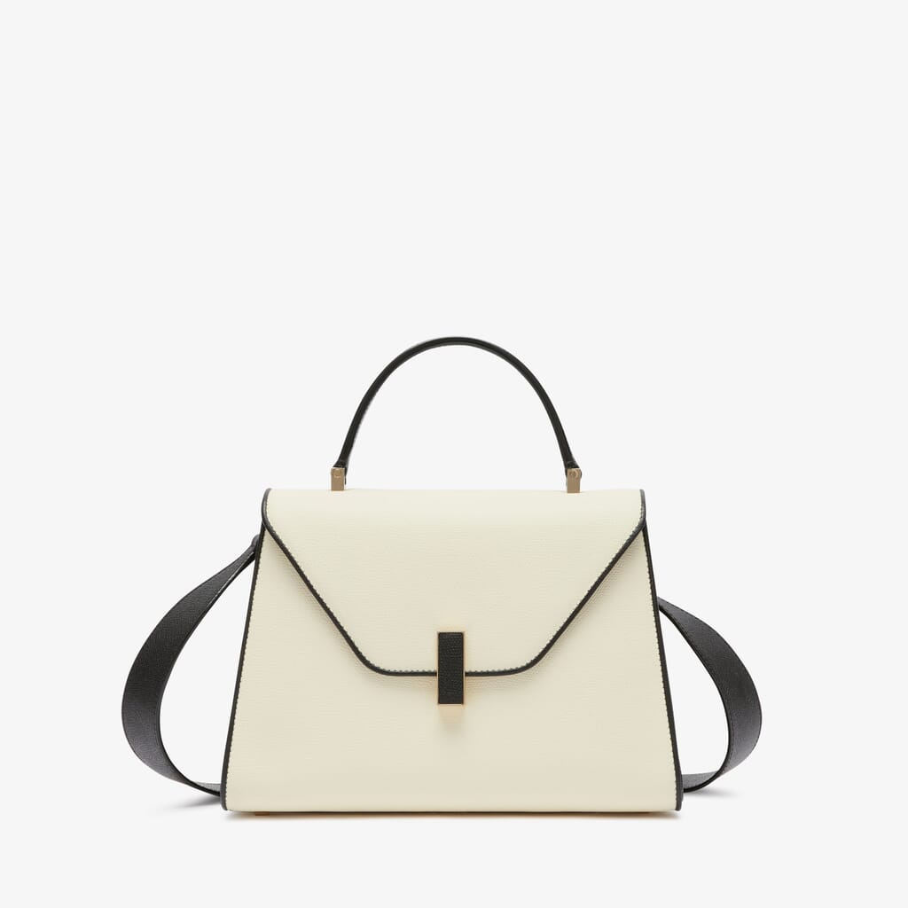 Leather Medium Iside Chiaroscuro Top Handle Bag | Valextra