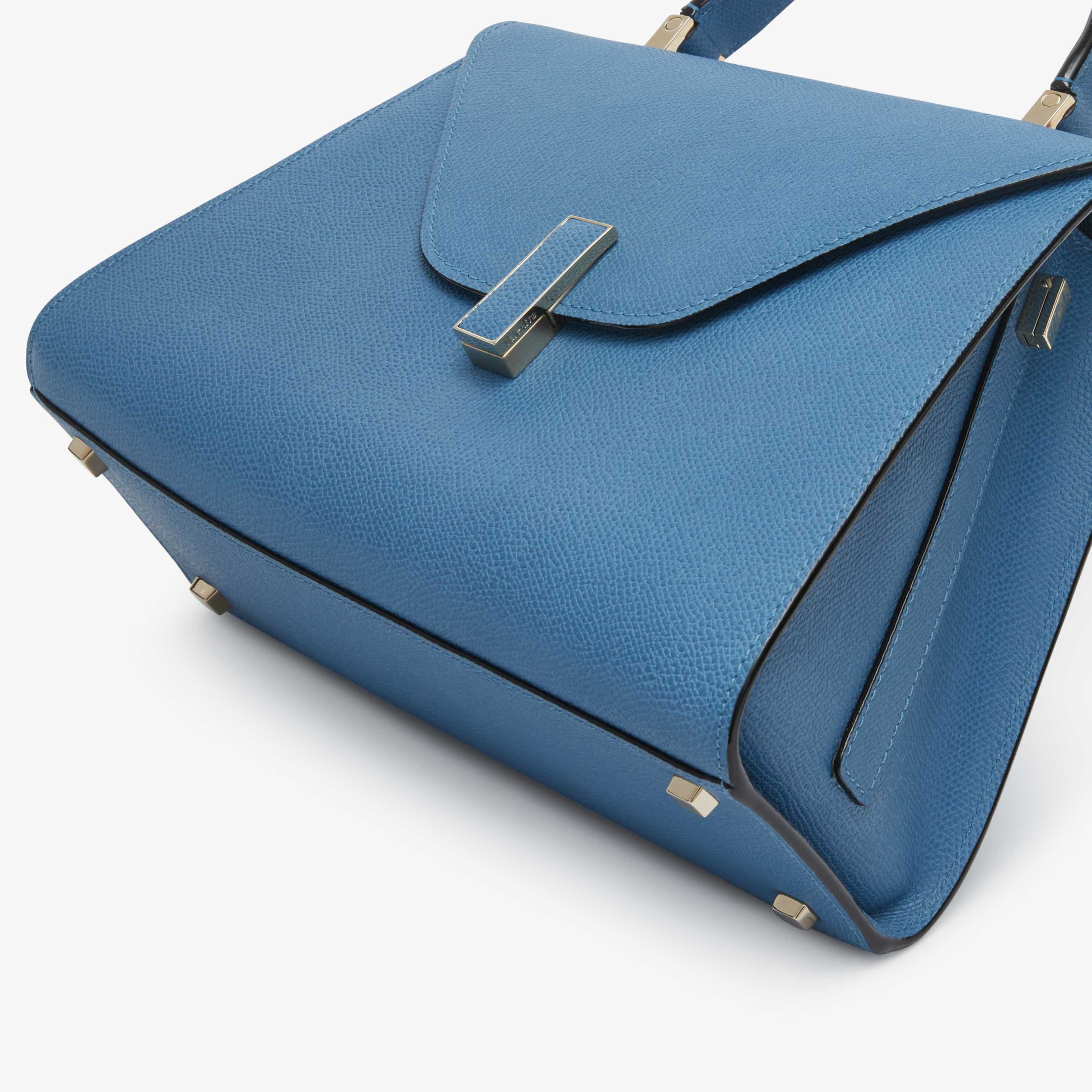 Iside Top Handle Medium Bag - Nebula Blue - Vitello VS - Valextra - 5