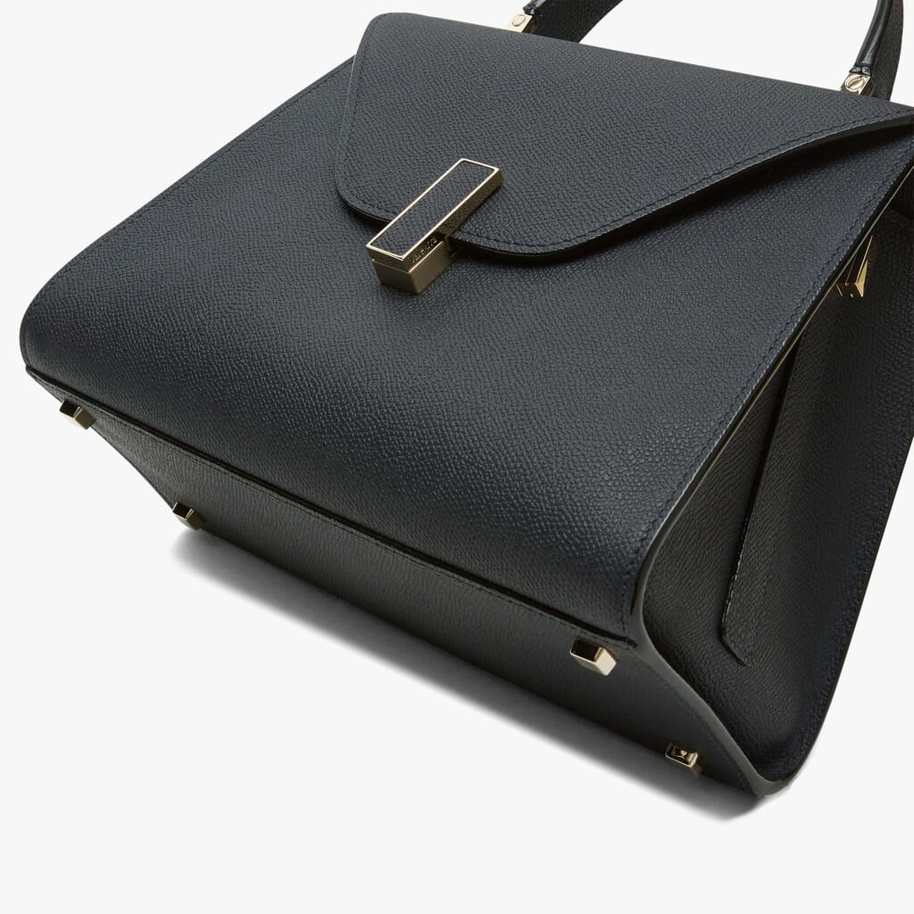 MEDIUM HANDBAG ISIDE CALF LEATHER VS LIGHT GOLD,BNT,gallery image number 1