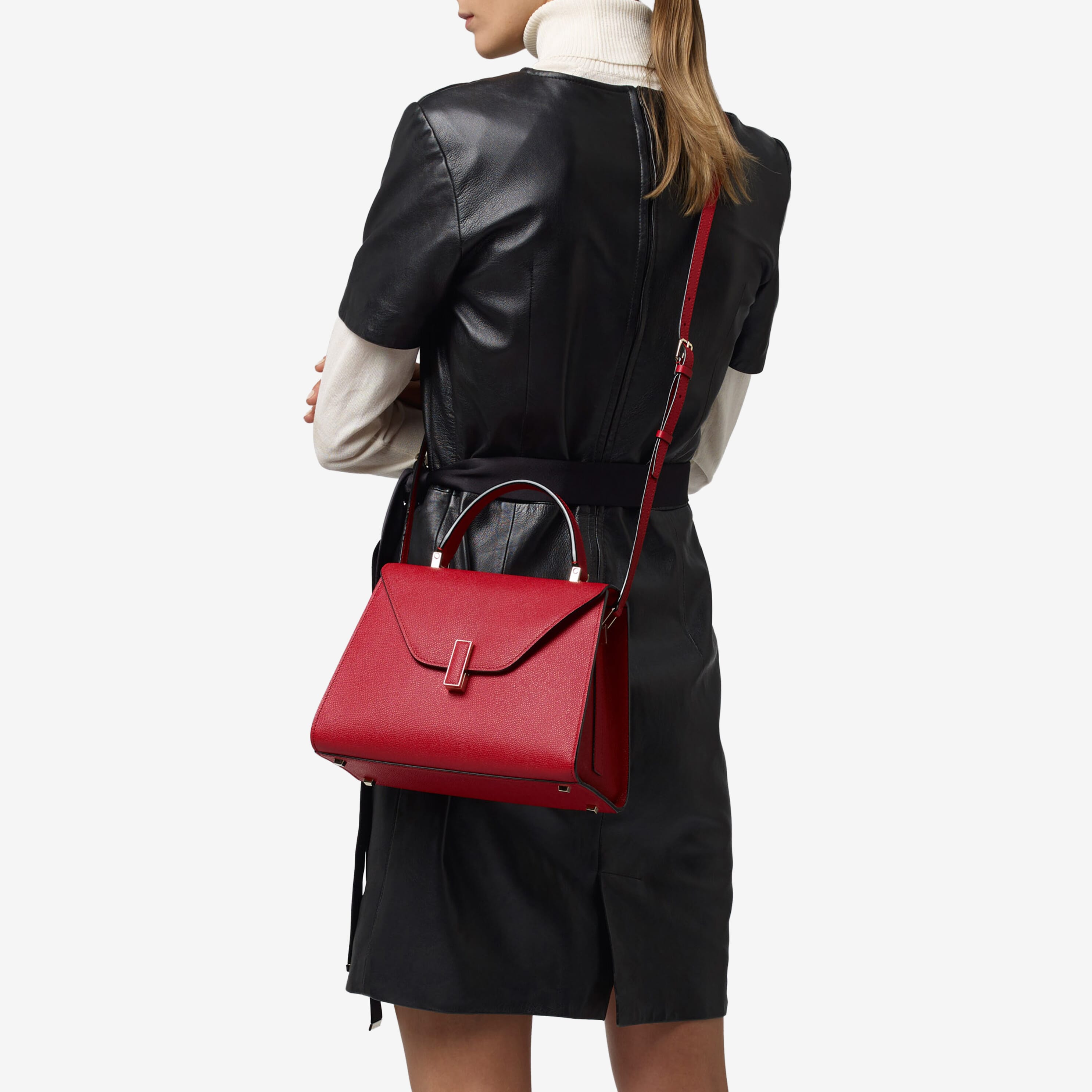 Iside Top handle medium bag - Red