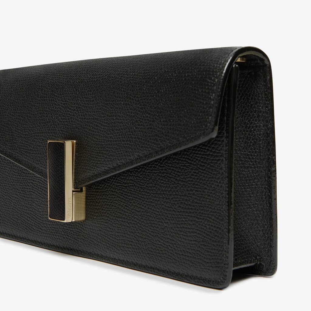 Gold Clutch Bag Leather Clutch With Wrist Strap and Zipper -  Norway